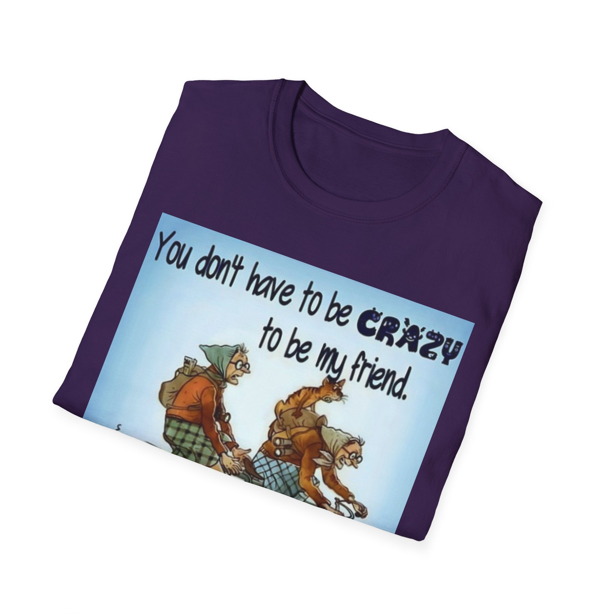 You Don't Have to be CRAZY to be my Friend, I'll Train You! Unisex Softstyle T-Shirt