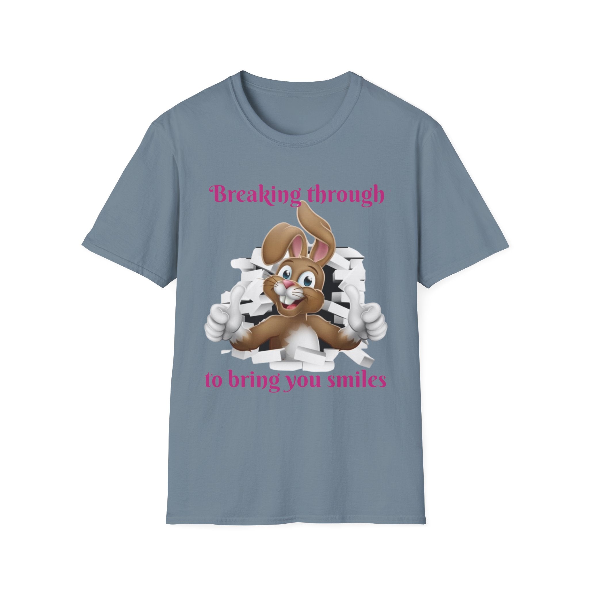 Breaking Through To Bring You Smiles Unisex Softstyle T-Shirt