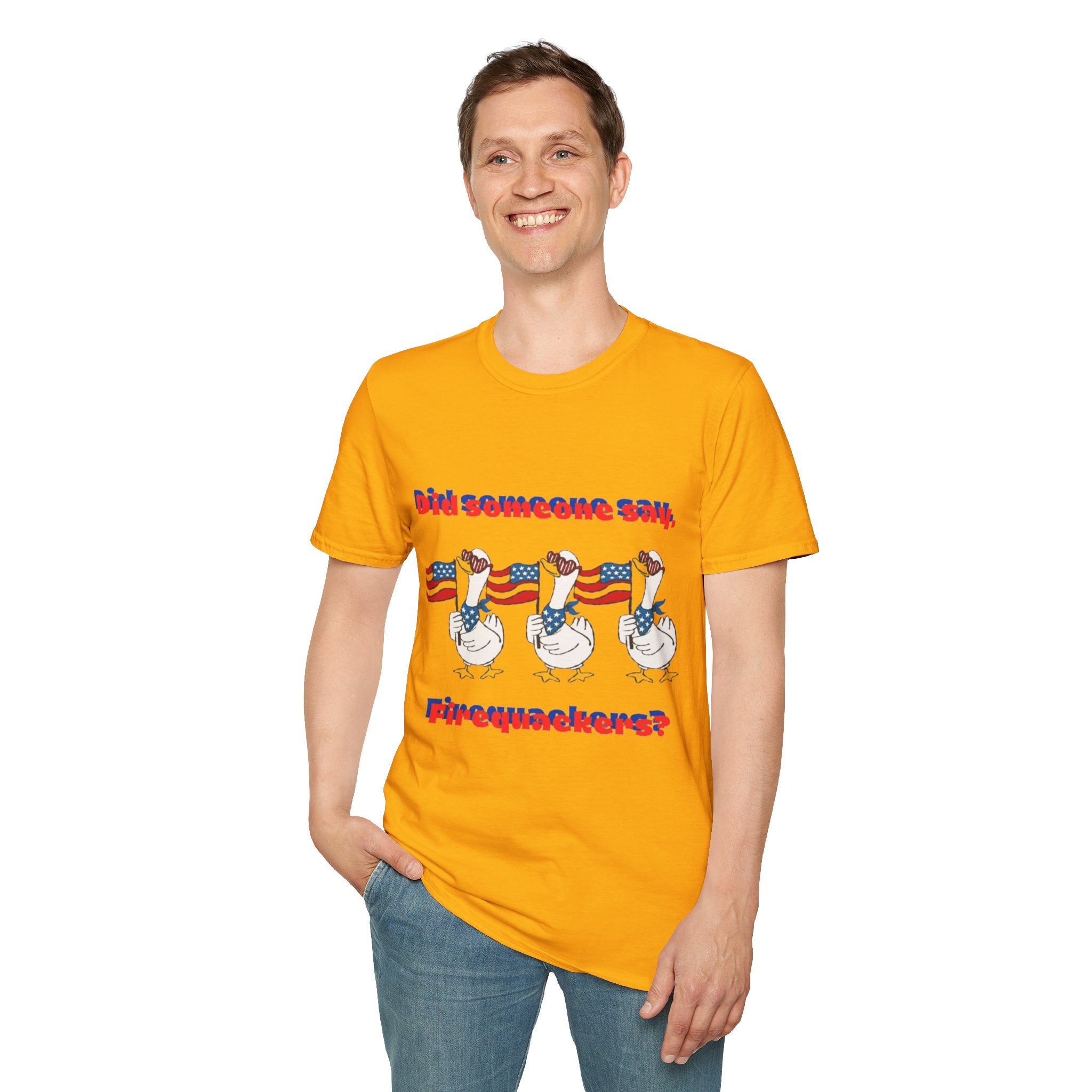 Firequackers Unisex Softstyle T-Shirt