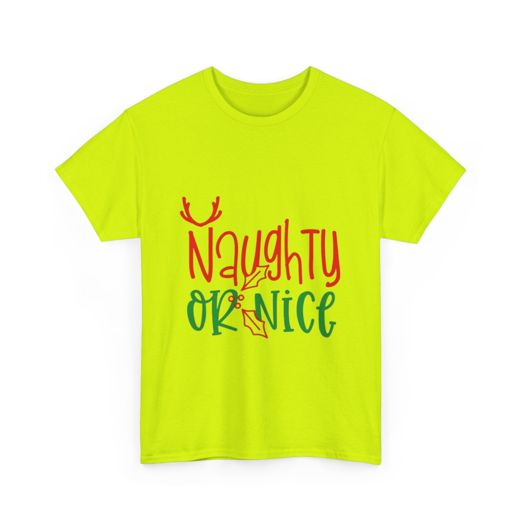 Naughty Or Nice Unisex Heavy Cotton T-Shirt