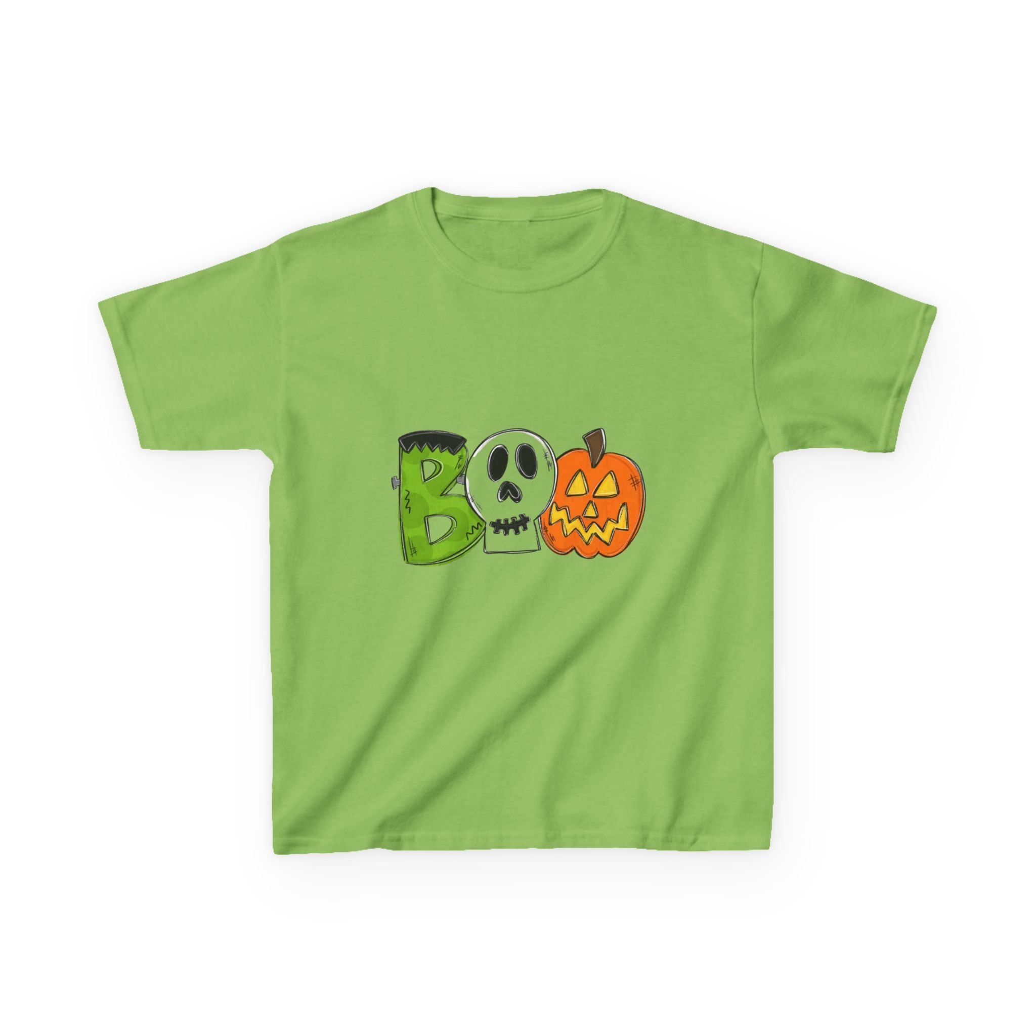 Halloween BOO Kids Short Sleeve T-Shirt