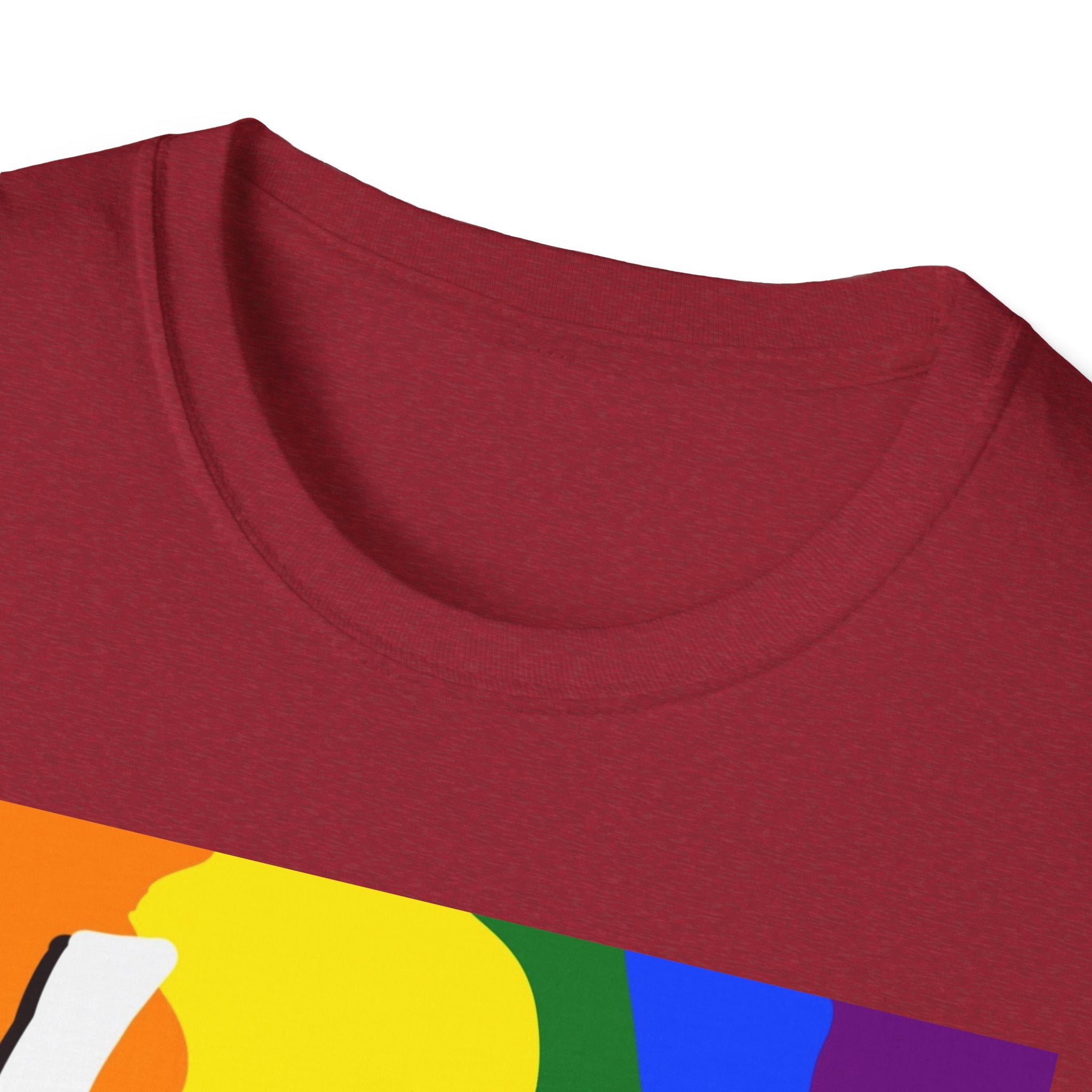 Colorful Pride Love is Love Unisex Softstyle T-Shirt