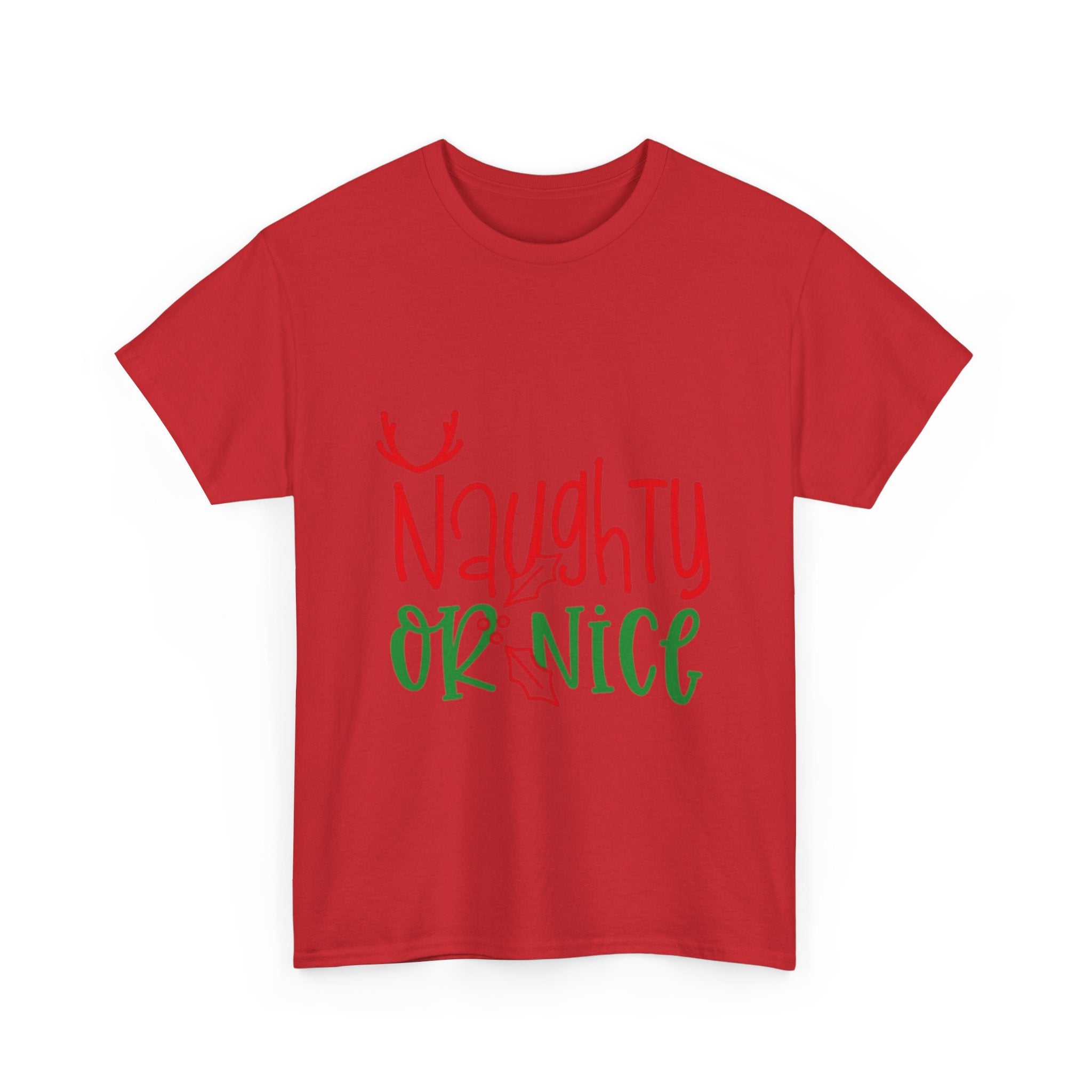 Naughty Or Nice Unisex Heavy Cotton T-Shirt