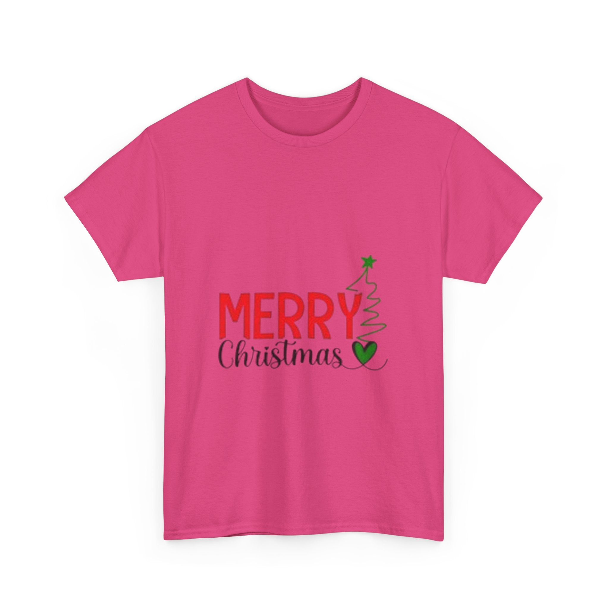 Merry Christmas Unisex Heavy Cotton T-Shirt