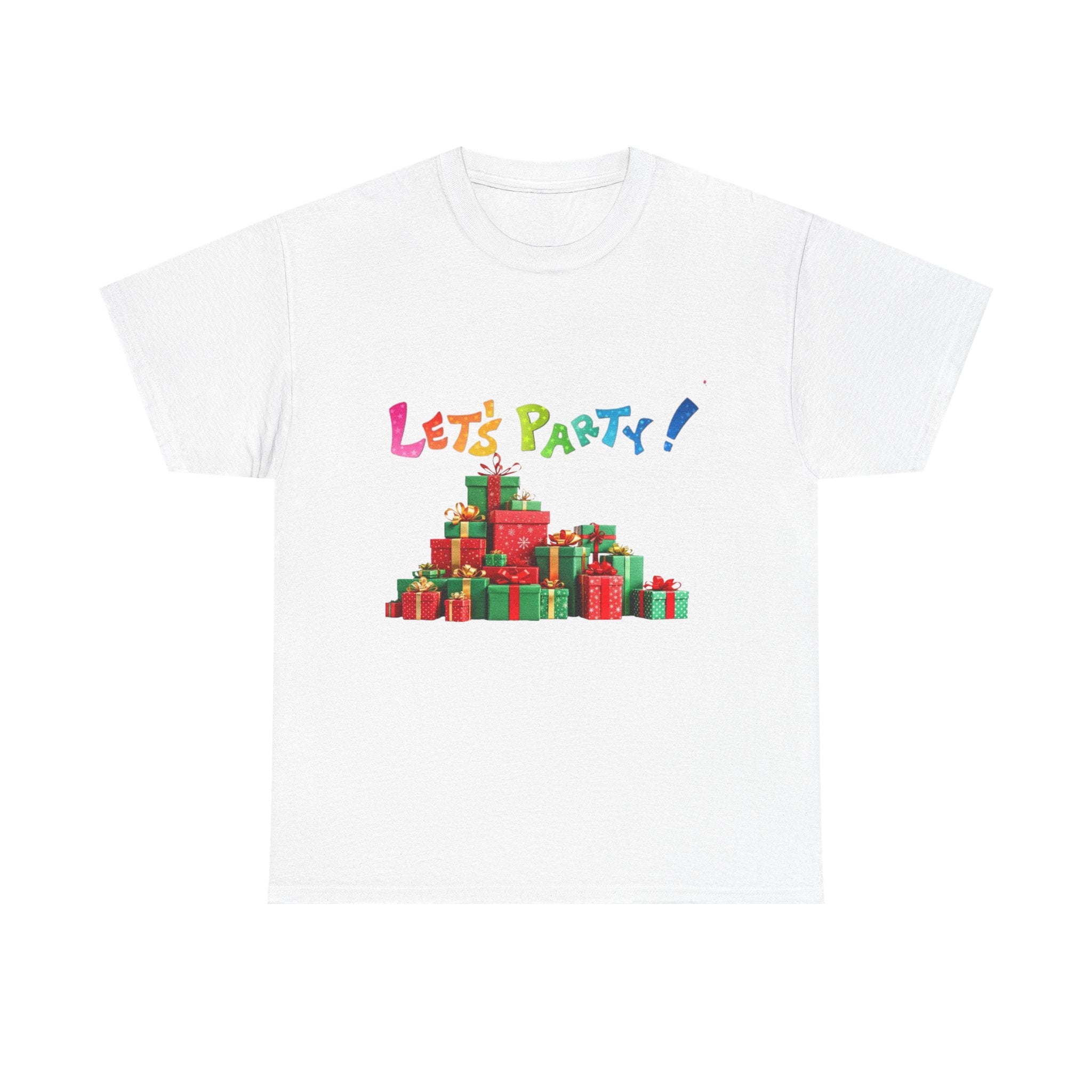 Let's Party! Christmas Presents Unisex Heavy Cotton T-Shirt