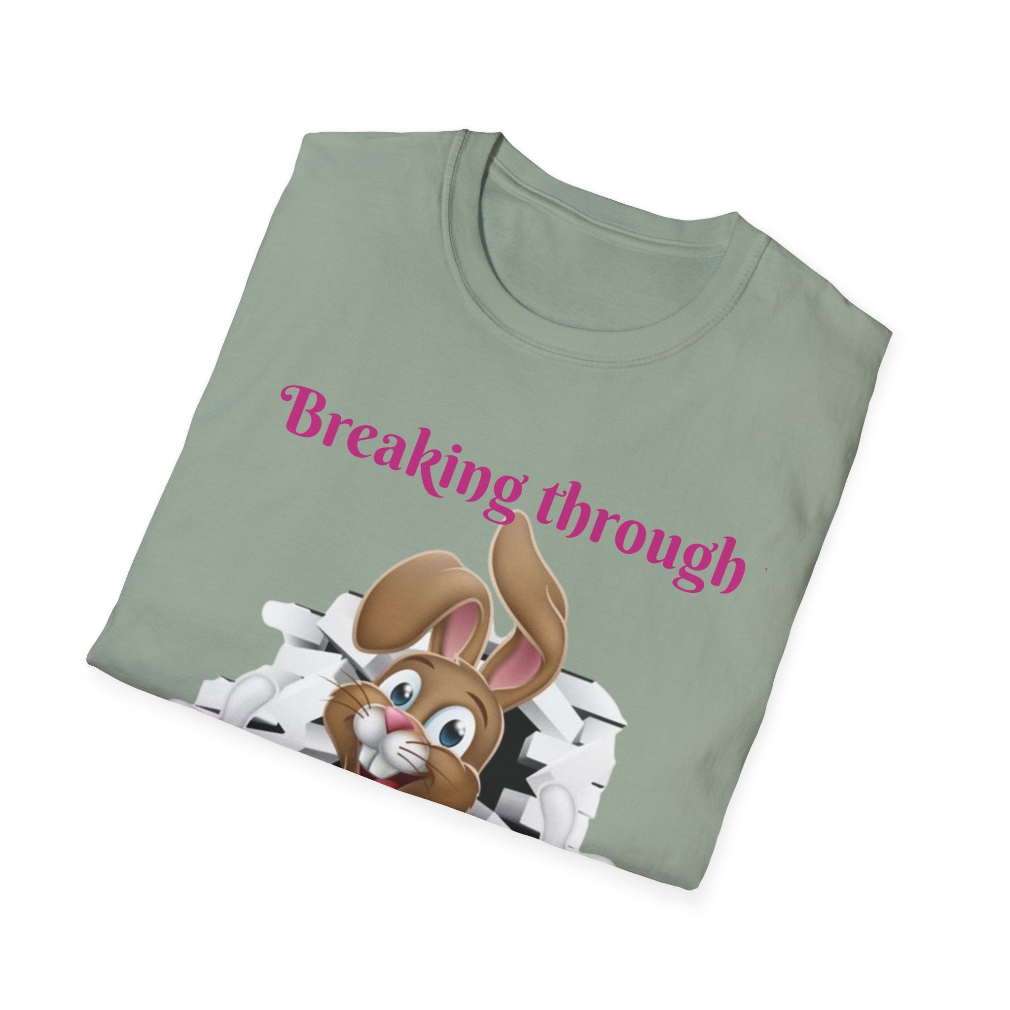 Breaking Through To Bring You Smiles Unisex Softstyle T-Shirt