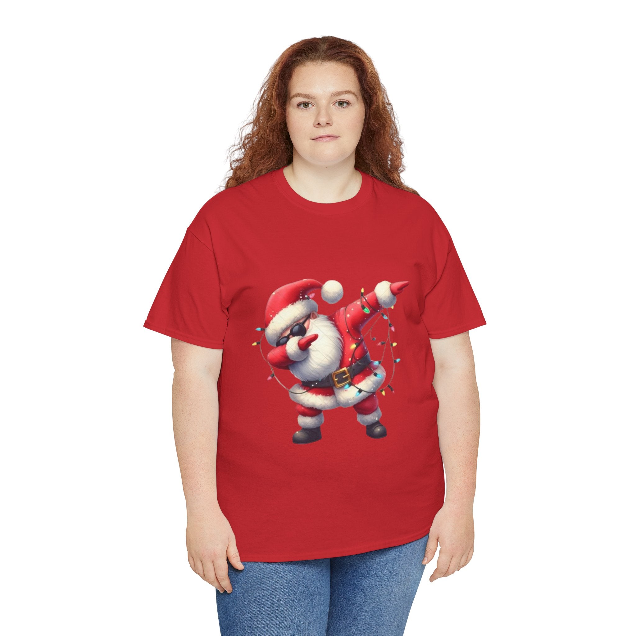 Dabbing Santa Unisex Heavy Cotton T-Shirt