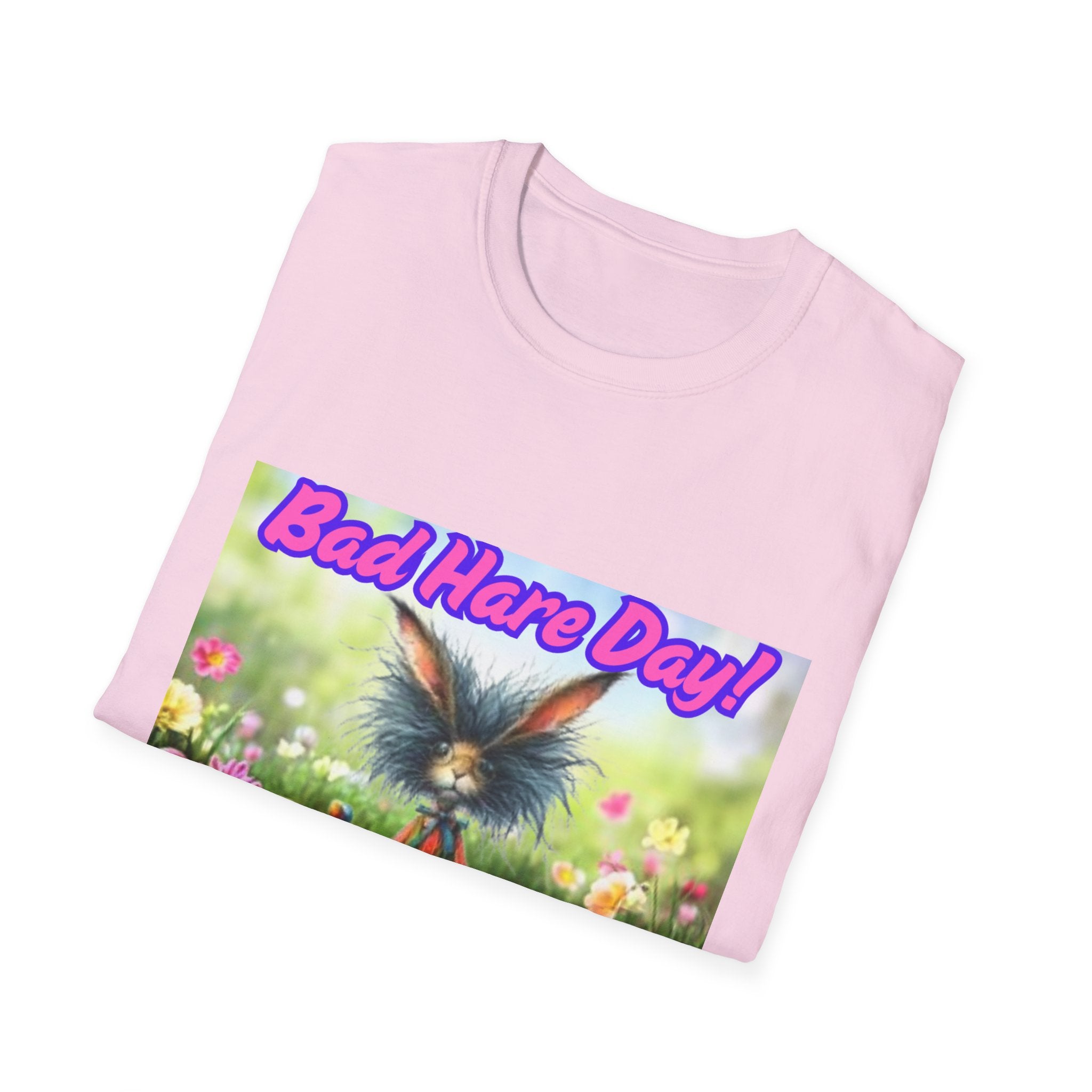 Bad Hare Day! Unisex Softstyle T-Shirt