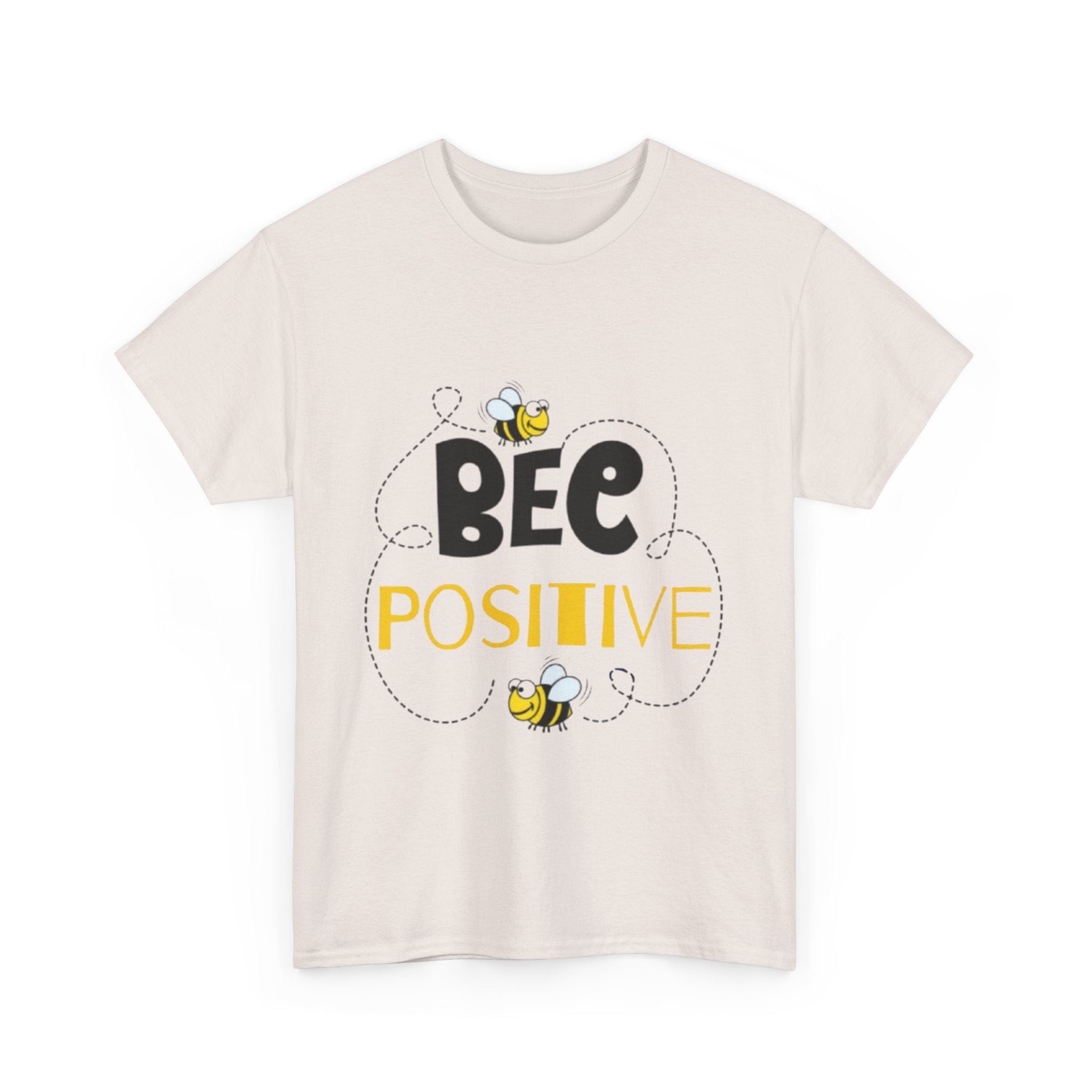 Bee Positive Unisex Heavy Cotton T-Shirt