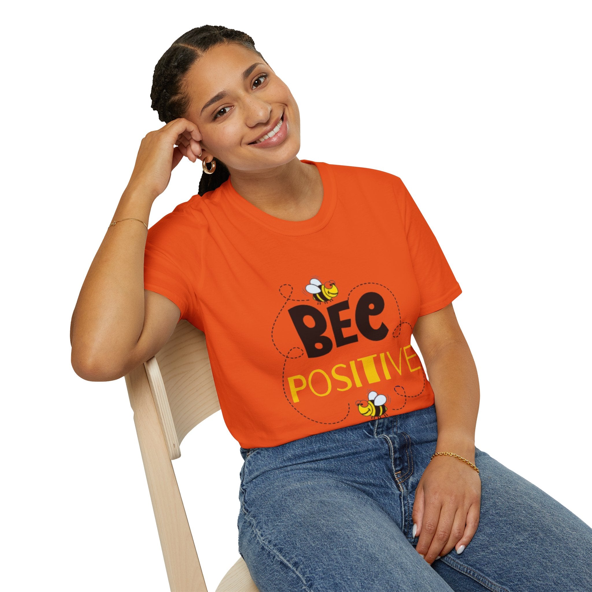 Bee Positive Unisex Softstyle T-Shirt