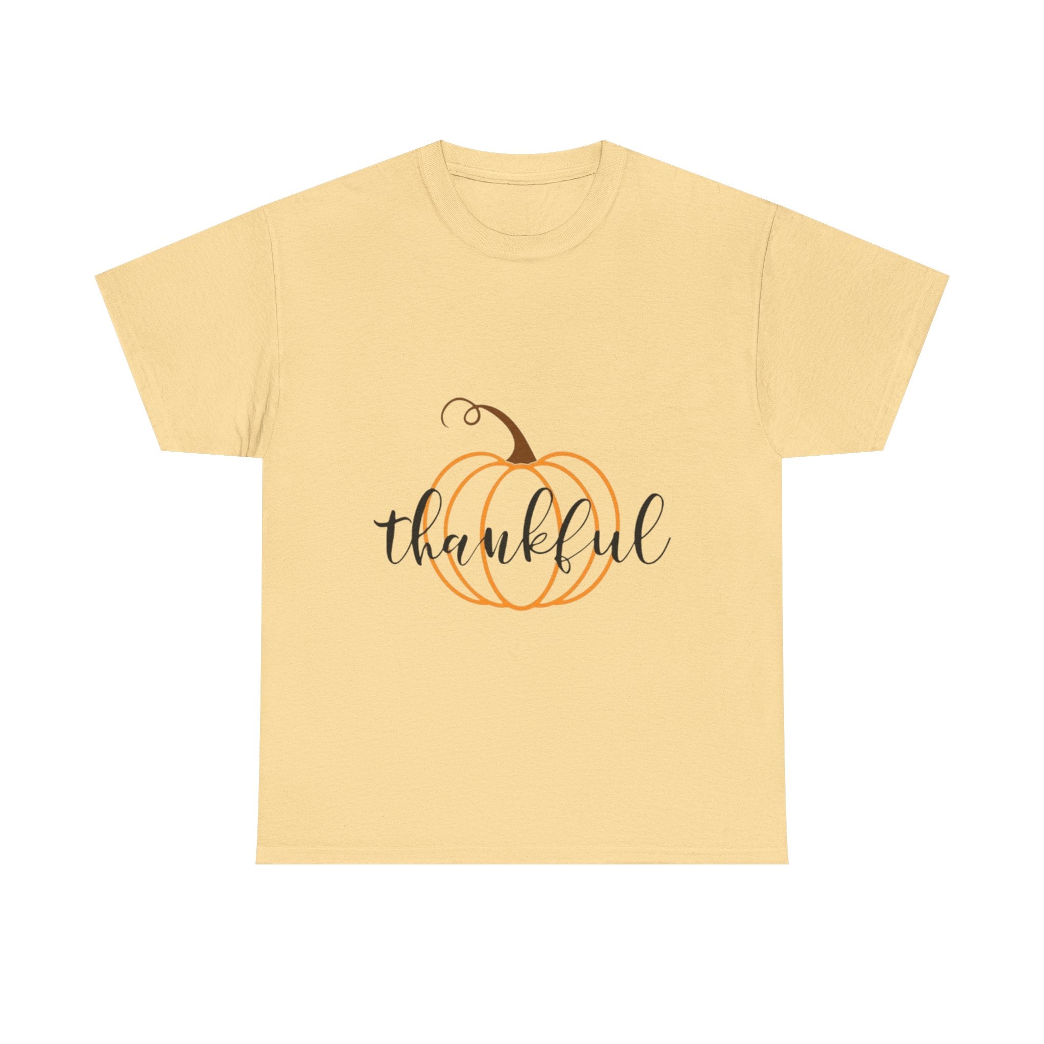Thankful Pumpkin Unisex Heavy Cotton T-Shirt