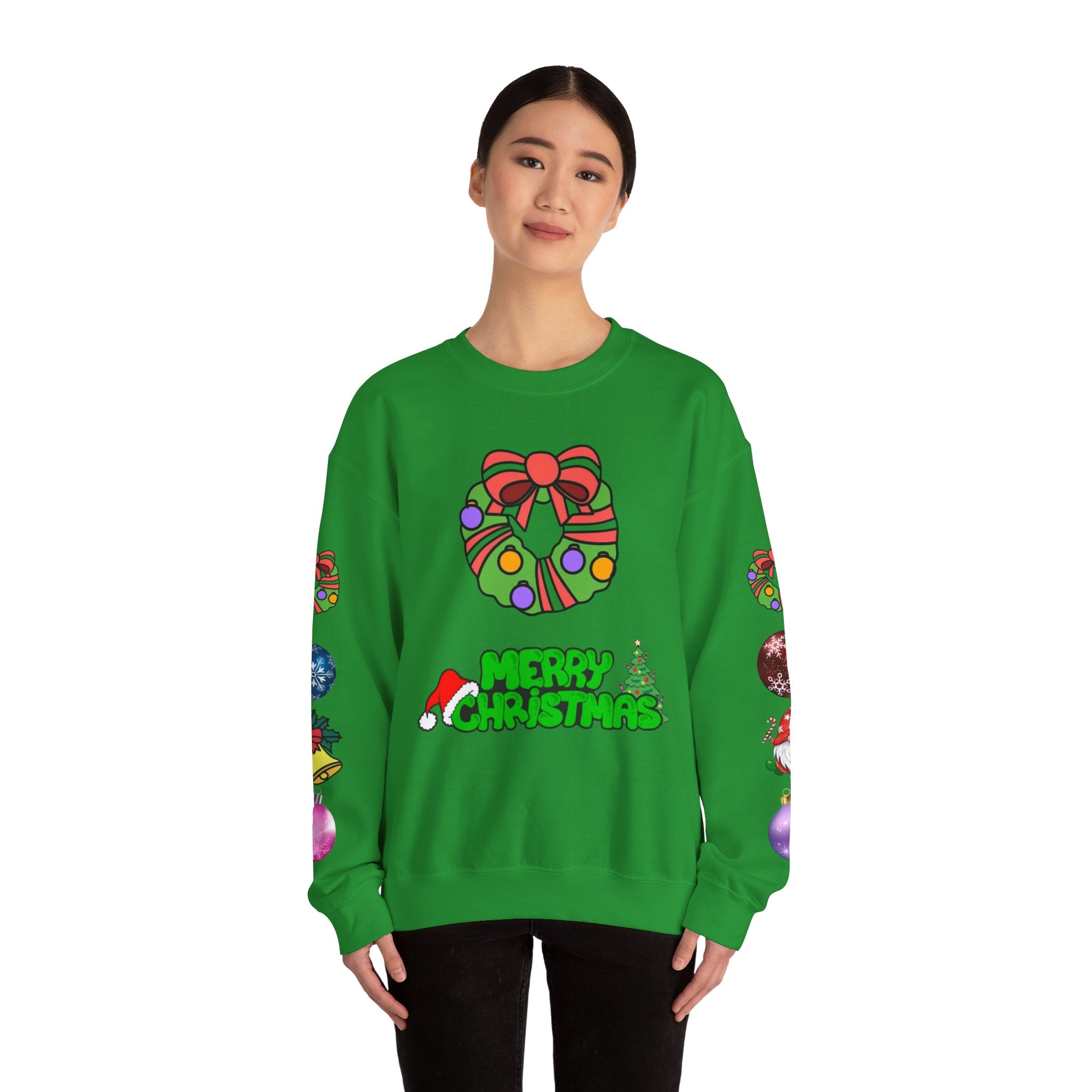 Festive Not-So-Ugly Christmas Unisex Heavy Blend™ Crewneck Sweatshirt