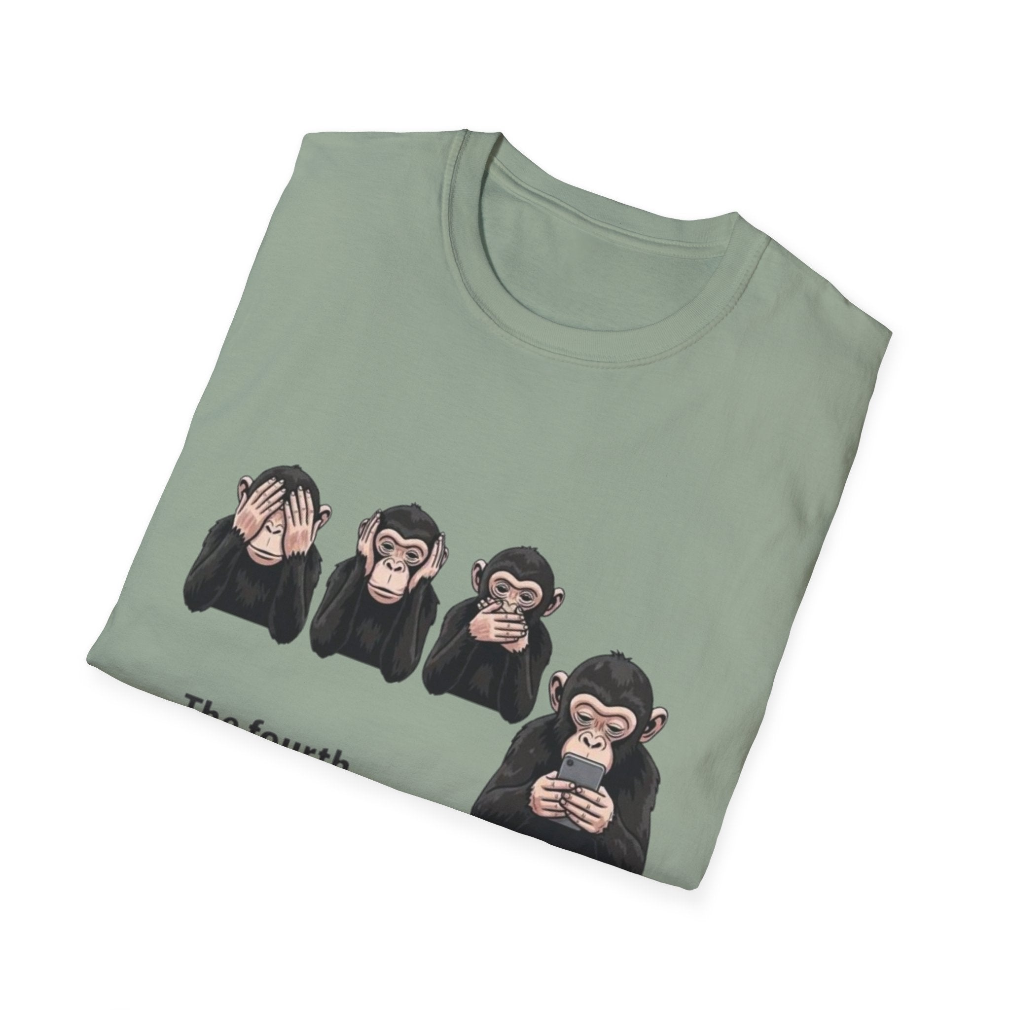 Four Monkeys Unisex Softstyle T-Shirt