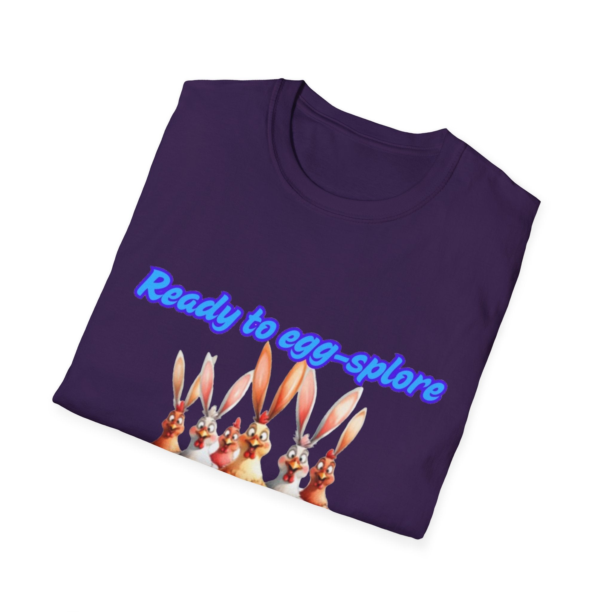 Ready To Egg-splore Some Serious Easter Fun Unisex Softstyle T-Shirt