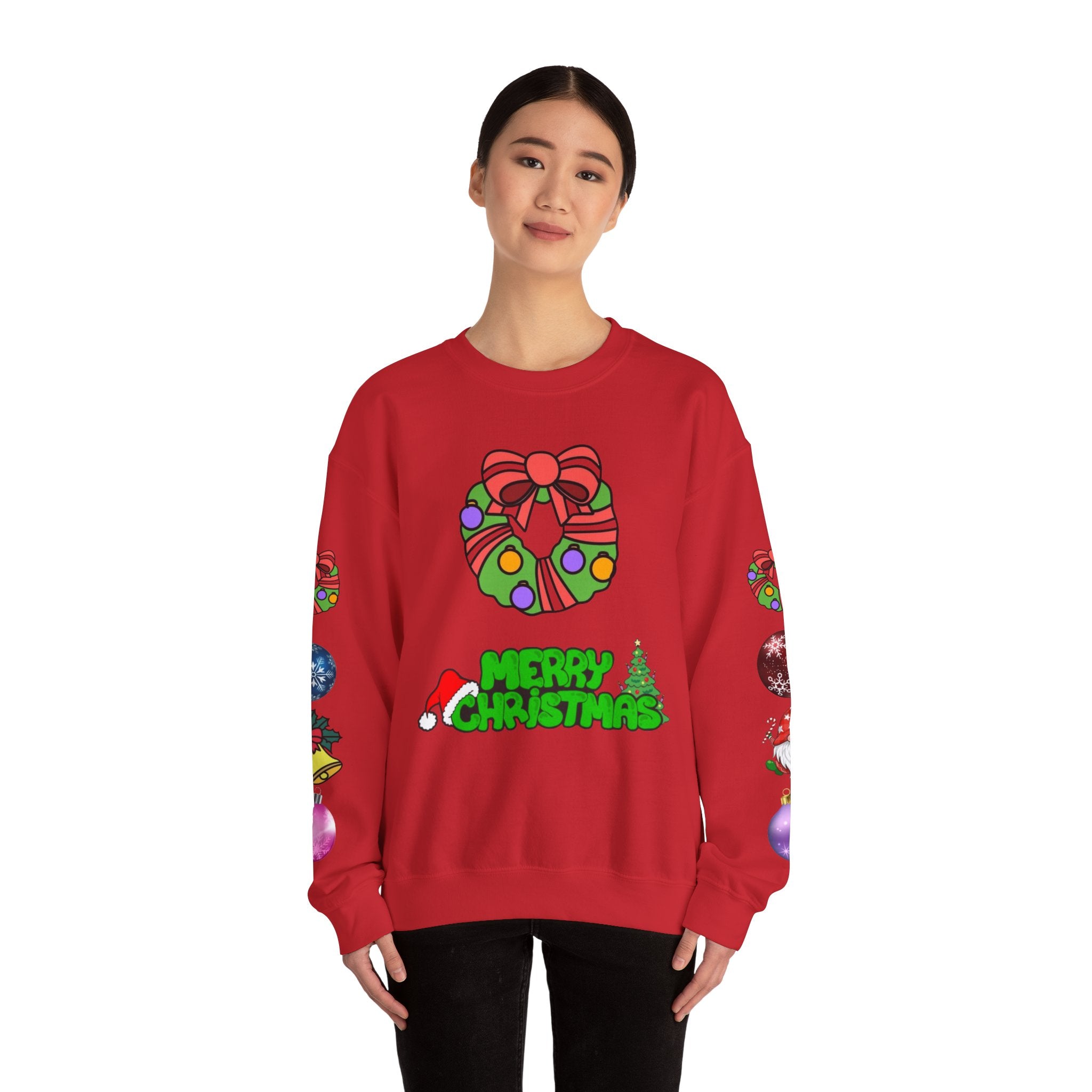 Festive Not-So-Ugly Christmas Unisex Heavy Blend™ Crewneck Sweatshirt