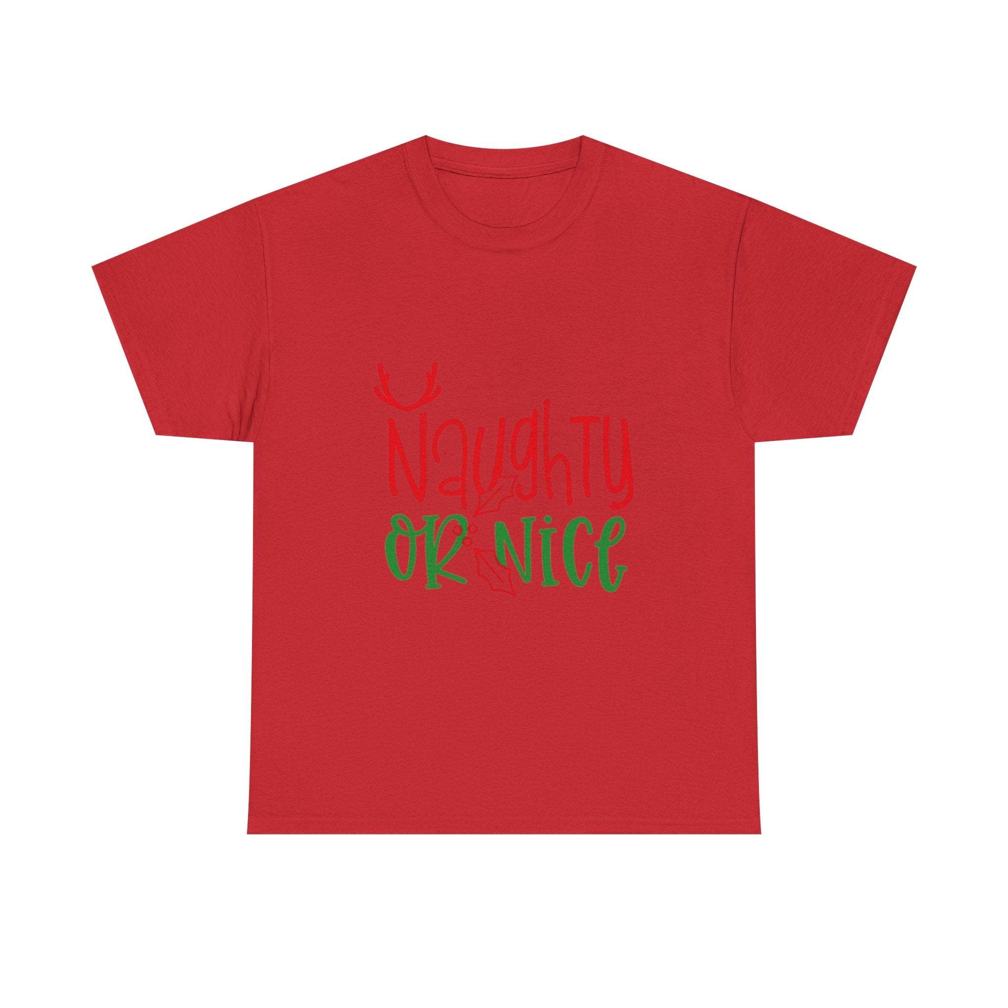 Naughty Or Nice Unisex Heavy Cotton T-Shirt