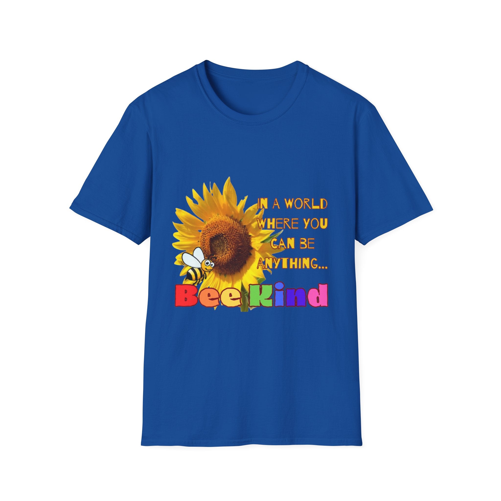 Bee Kind Sunflower Unisex Softstyle T-Shirt