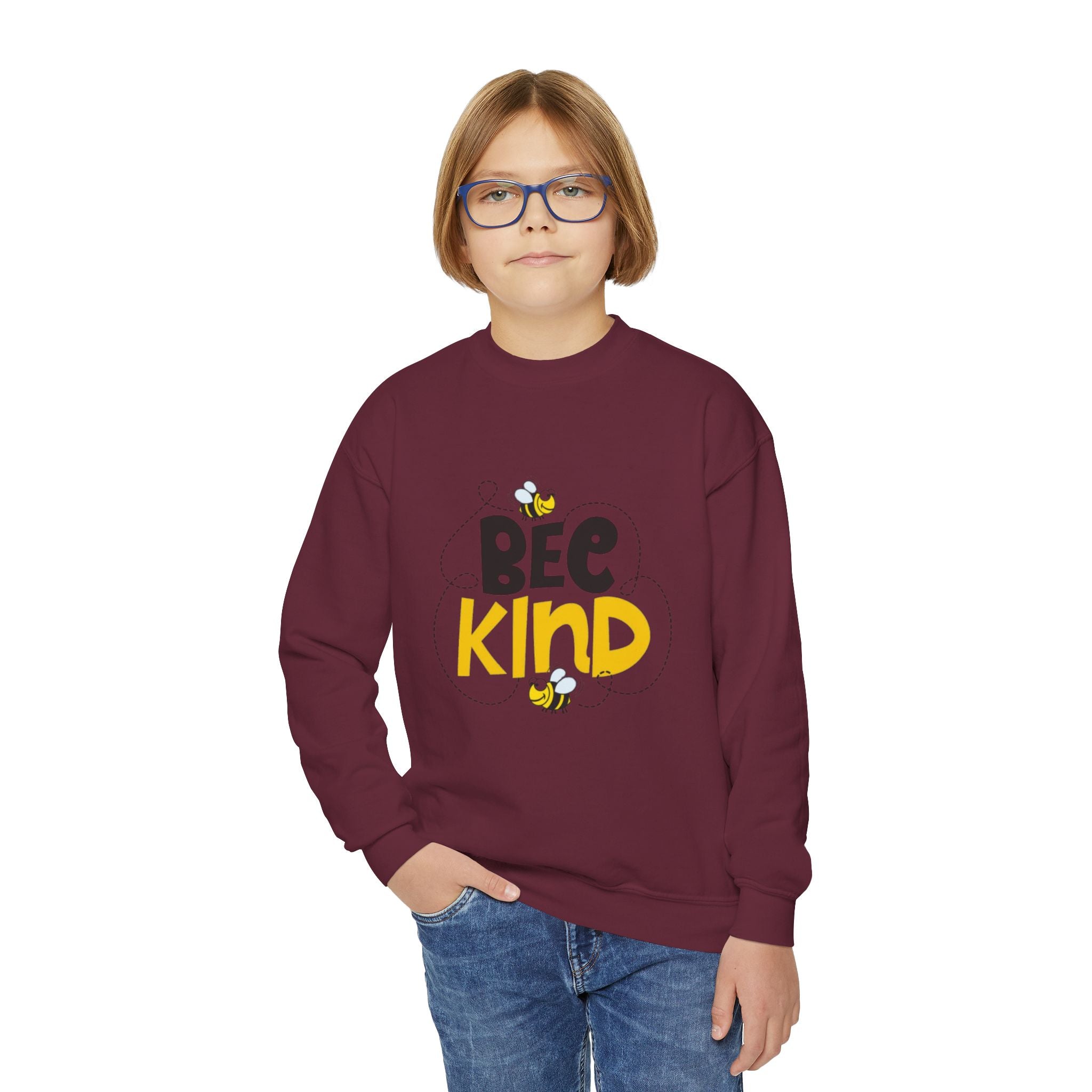 Bee Kind Youth Crewneck Sweatshirt