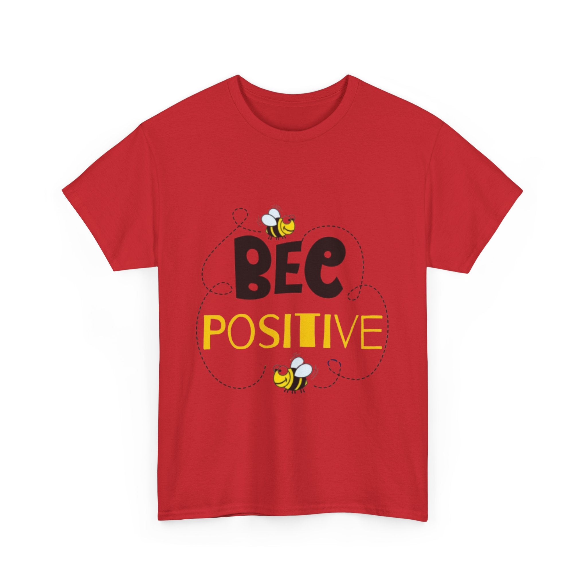 Bee Positive Unisex Heavy Cotton T-Shirt