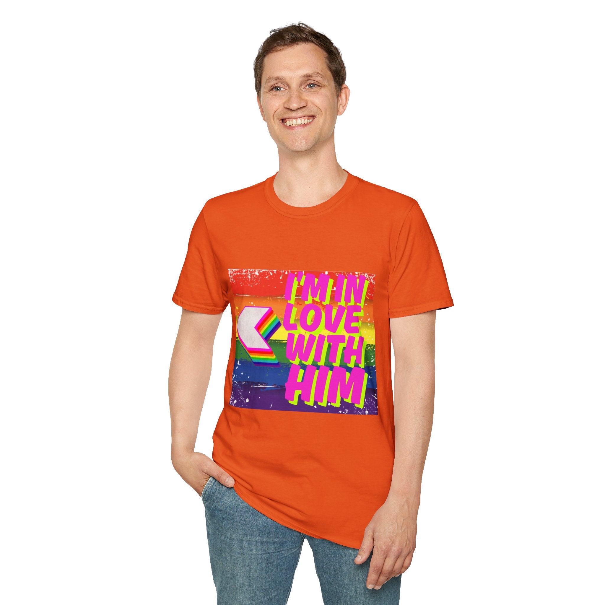I'm In Love With Him Unisex Softstyle T-Shirt