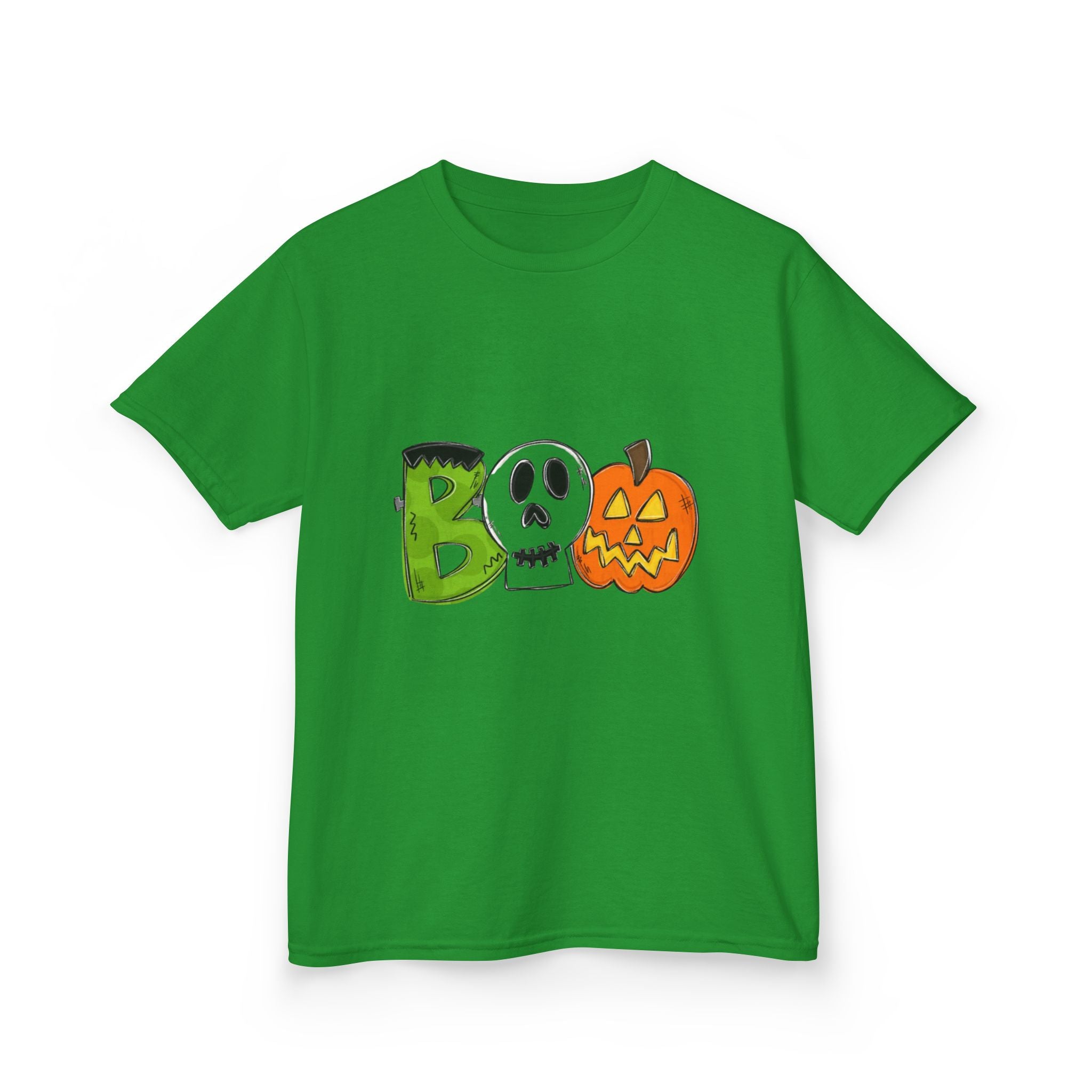 Halloween BOO Kids Short Sleeve T-Shirt