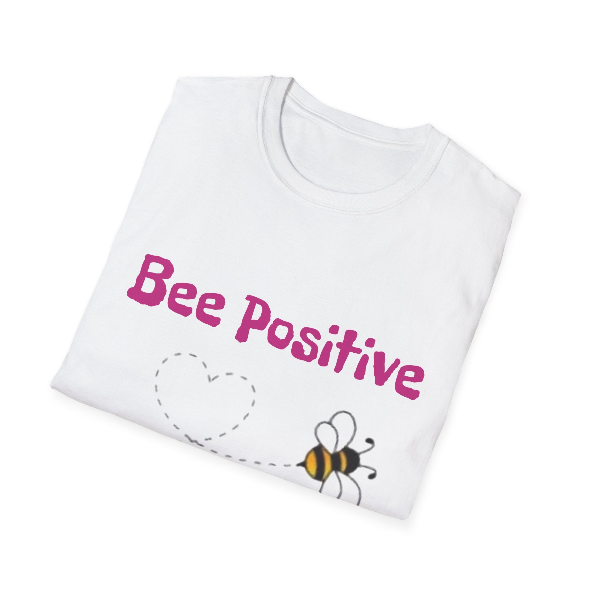 Bee Positive Bee Kind Unisex Softstyle T-Shirt