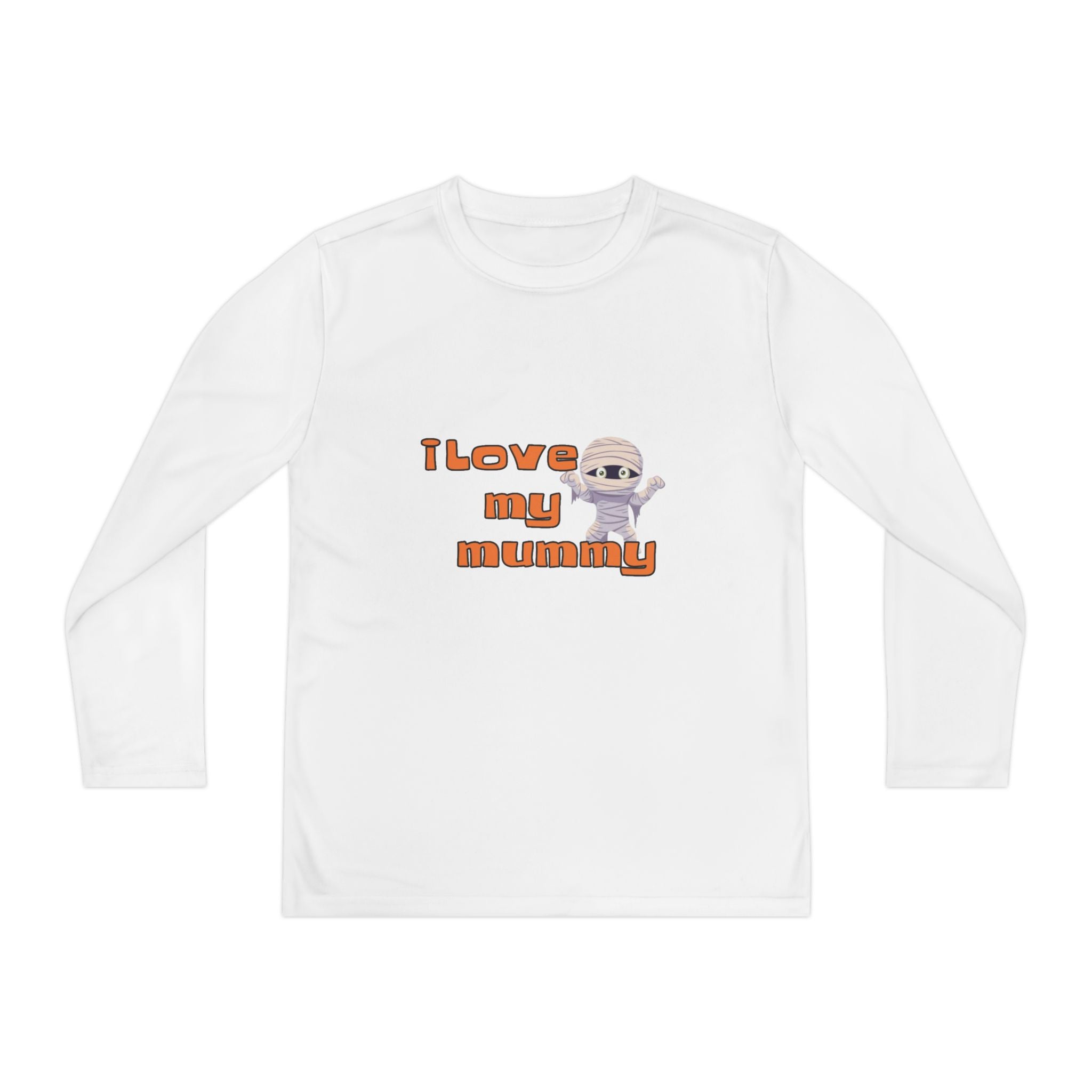 I Love My Mummy Youth Long Sleeve Competitor T-Shirt