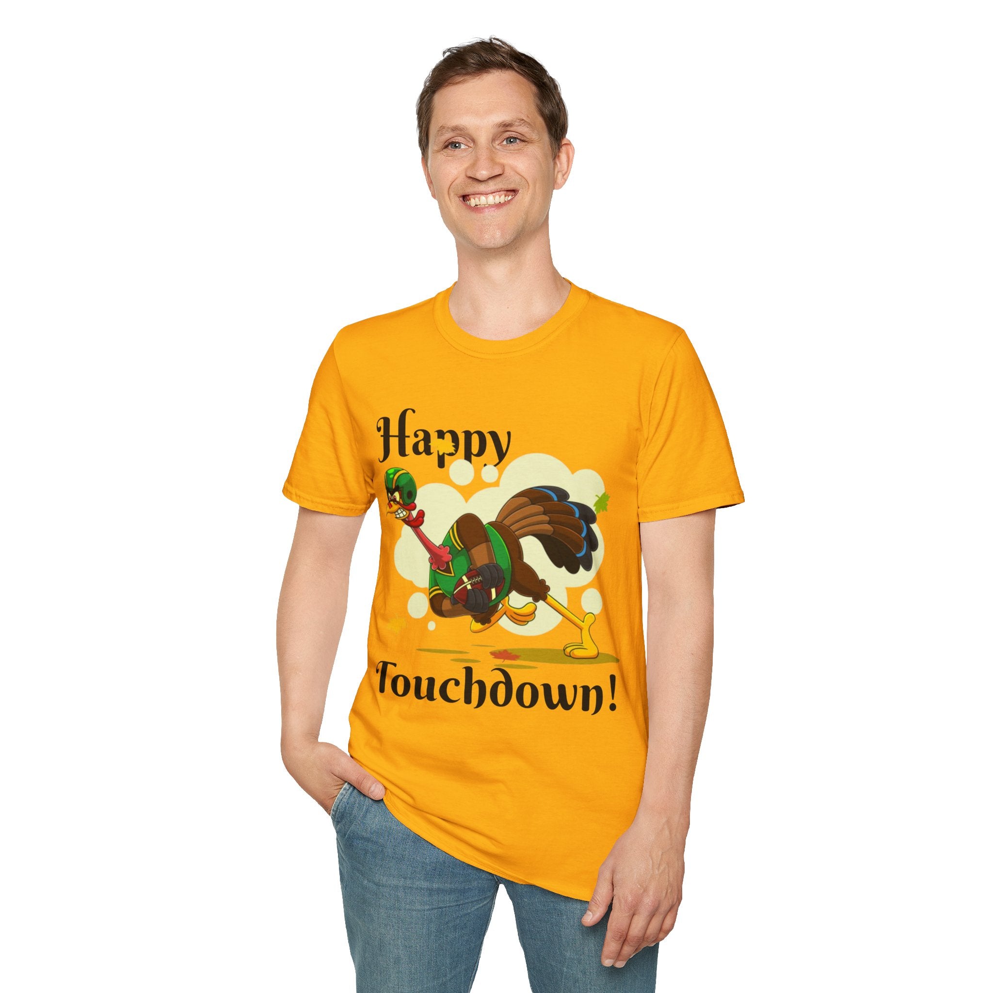 Happy Touchdown Unisex Softstyle T-Shirt