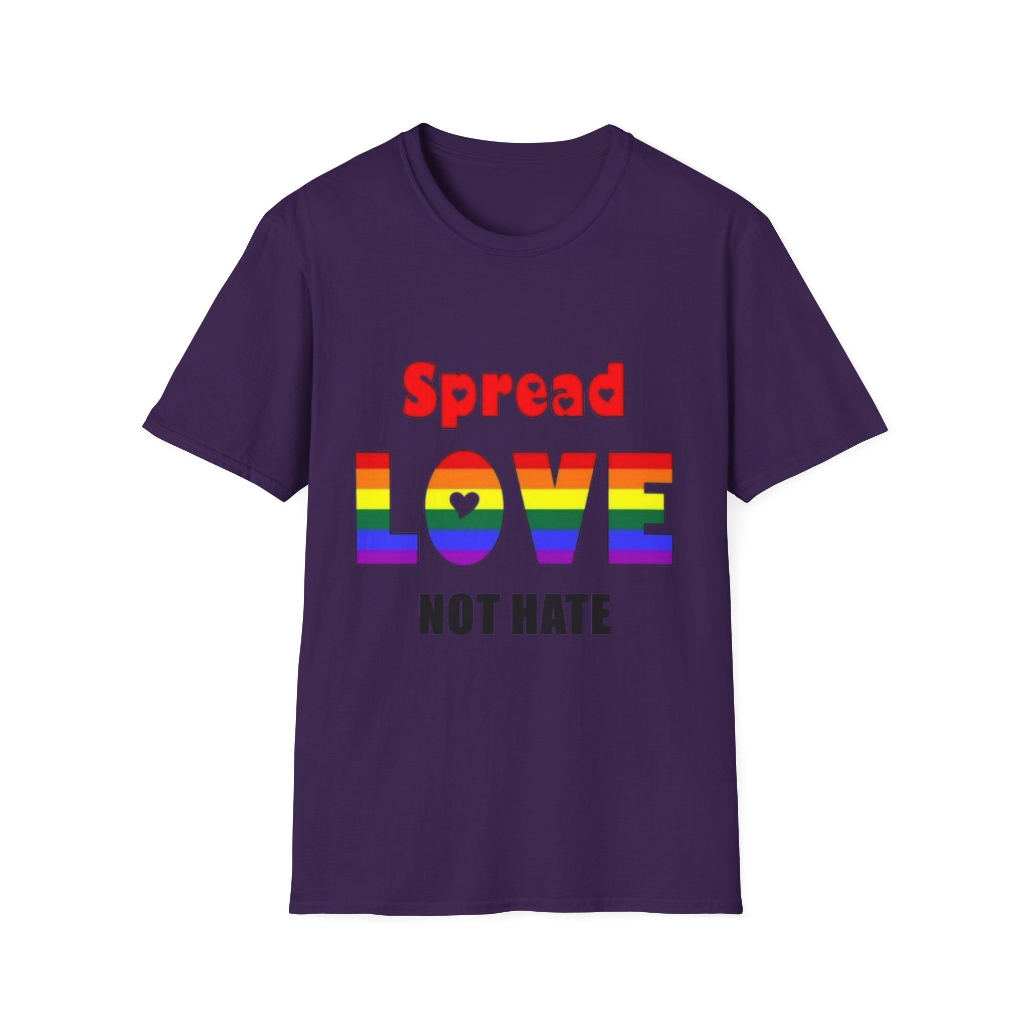 Spread Love Not Hate Unisex Softstyle T-Shirt