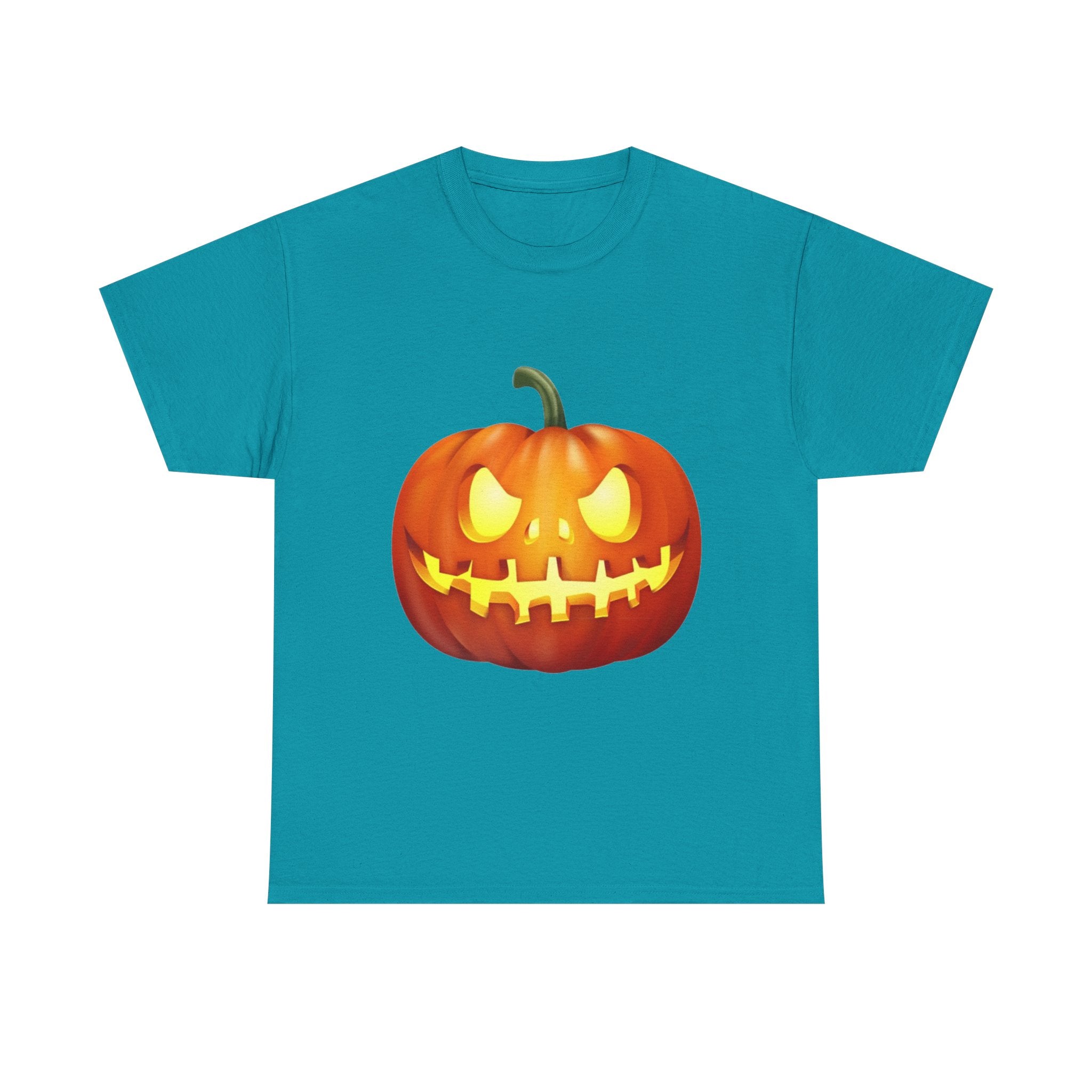 Halloween Pumpkin Unisex Heavy Cotton T-Shirt
