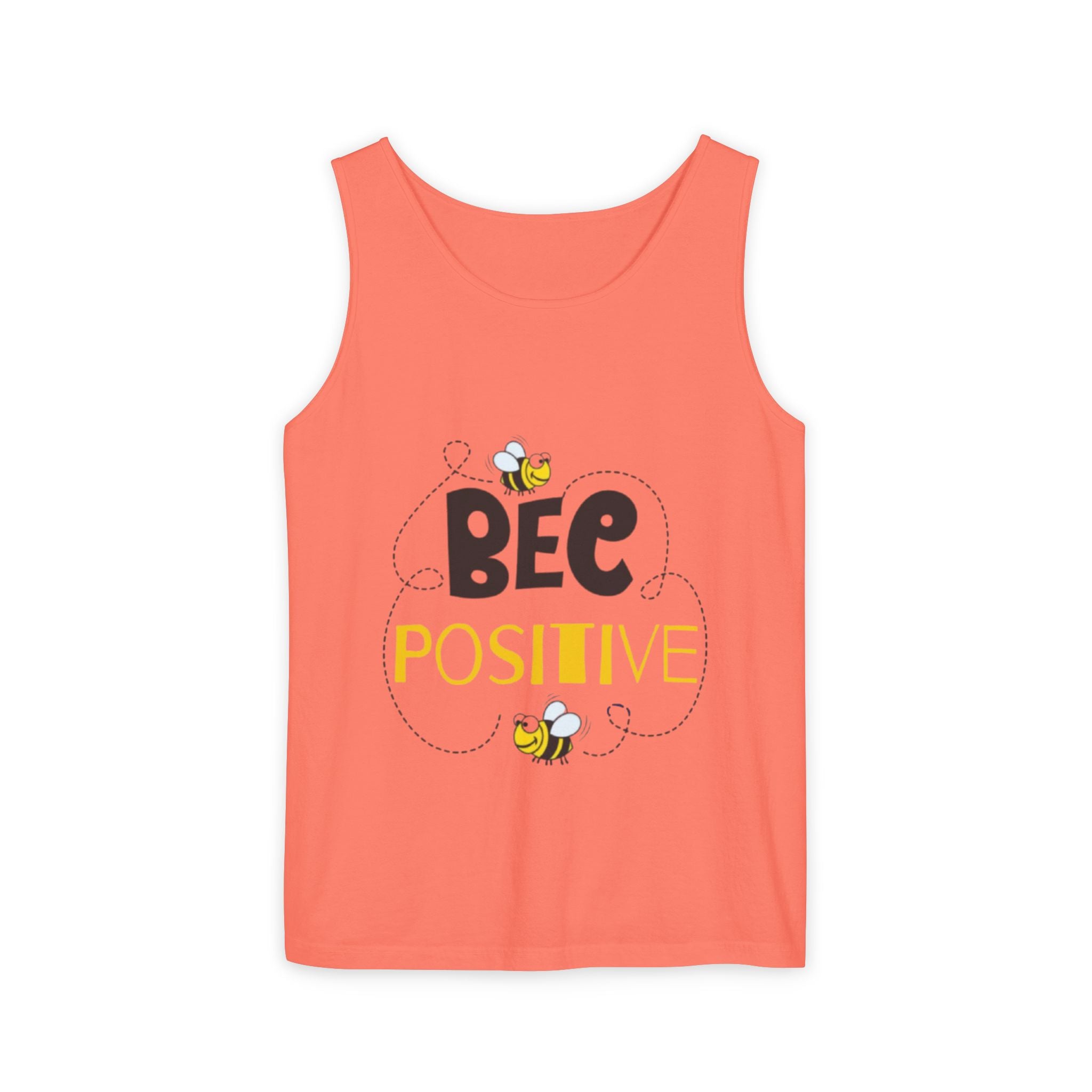 Bee Positive Unisex Garment-Dyed Tank Top