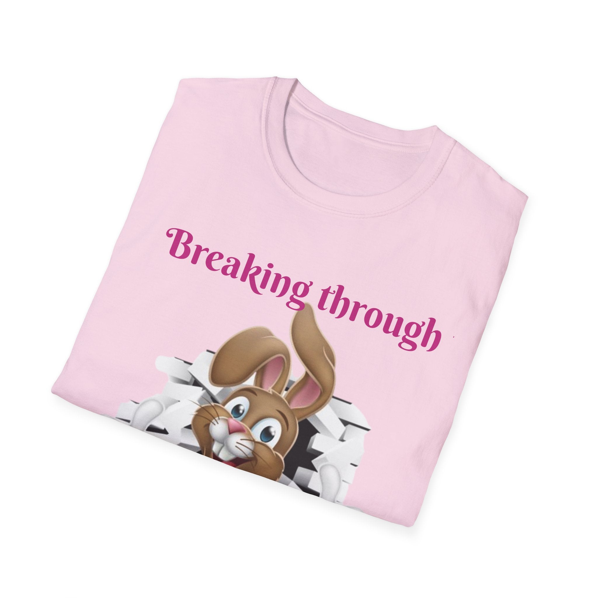 Breaking Through To Bring You Smiles Unisex Softstyle T-Shirt