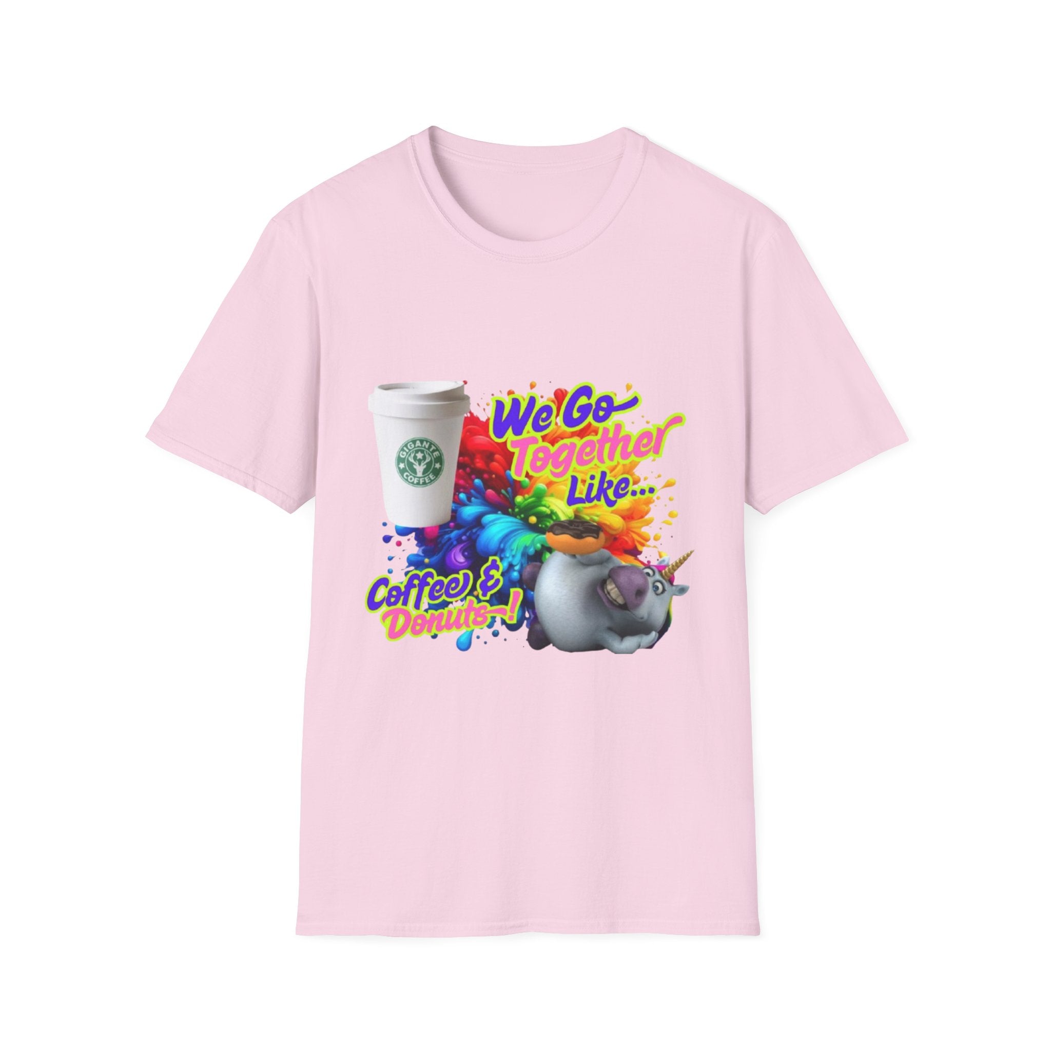 We Go Together Like Coffee & Donuts Unisex Softstyle T-Shirt