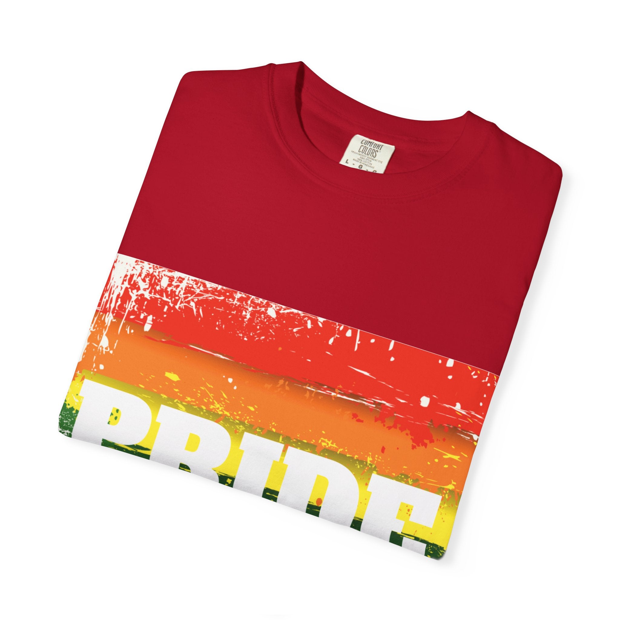 Pride Rainbow Unisex Garment-Dyed T-Shirt