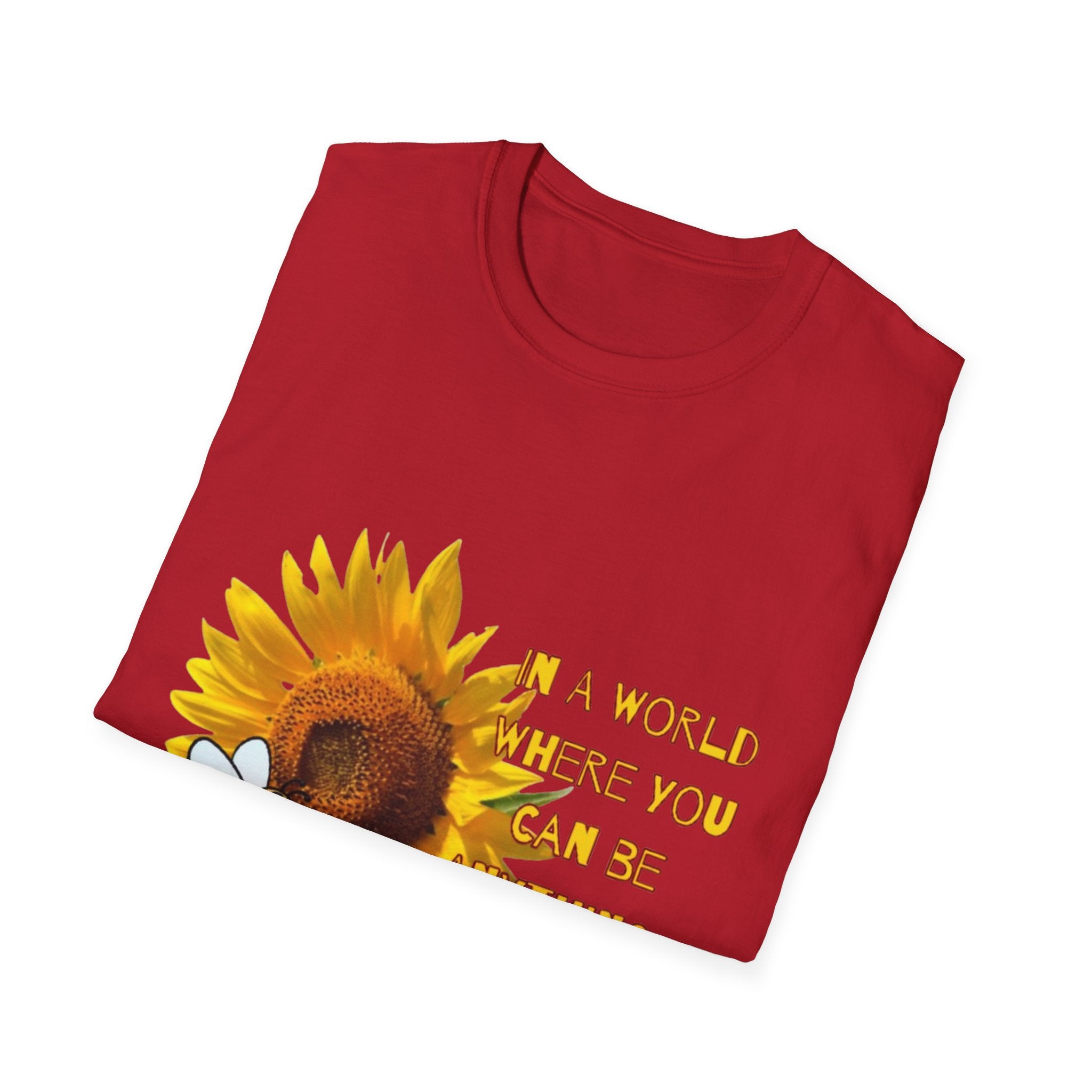 Bee Kind Sunflower Unisex Softstyle T-Shirt