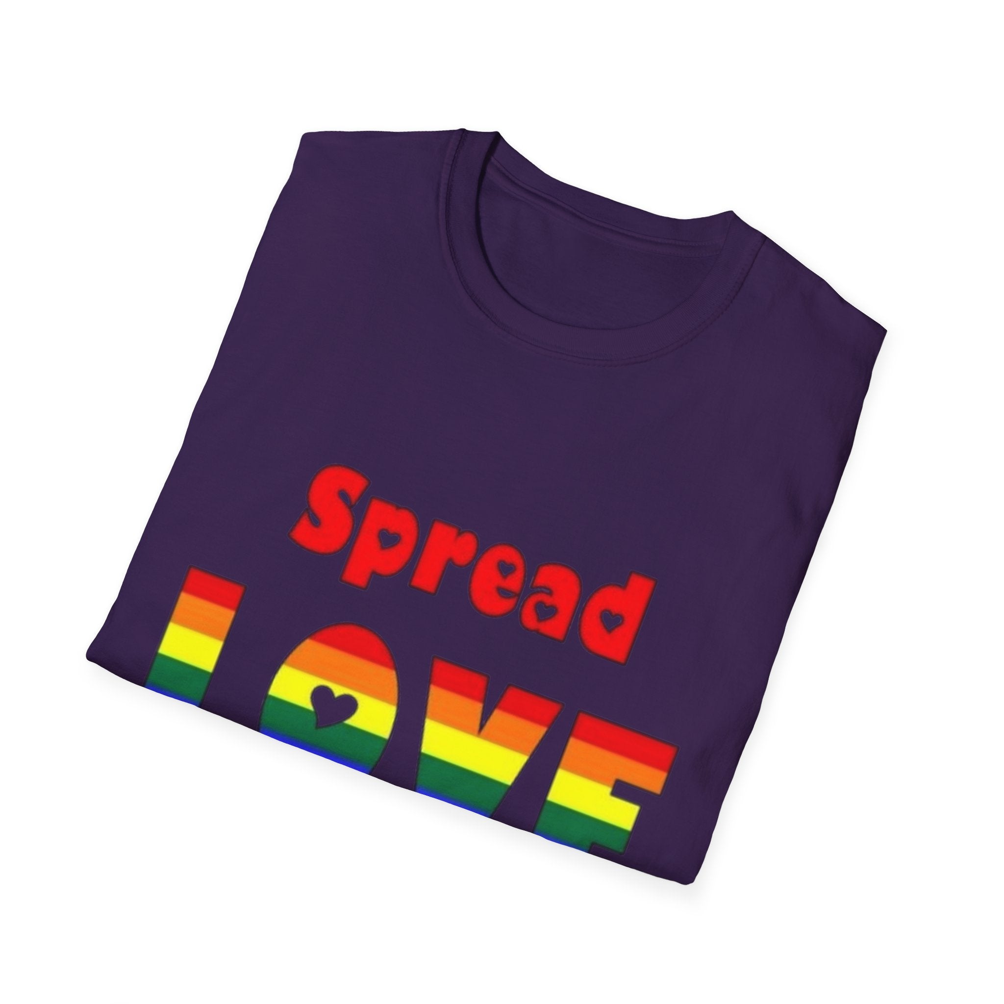 Spread Love Not Hate Unisex Softstyle T-Shirt