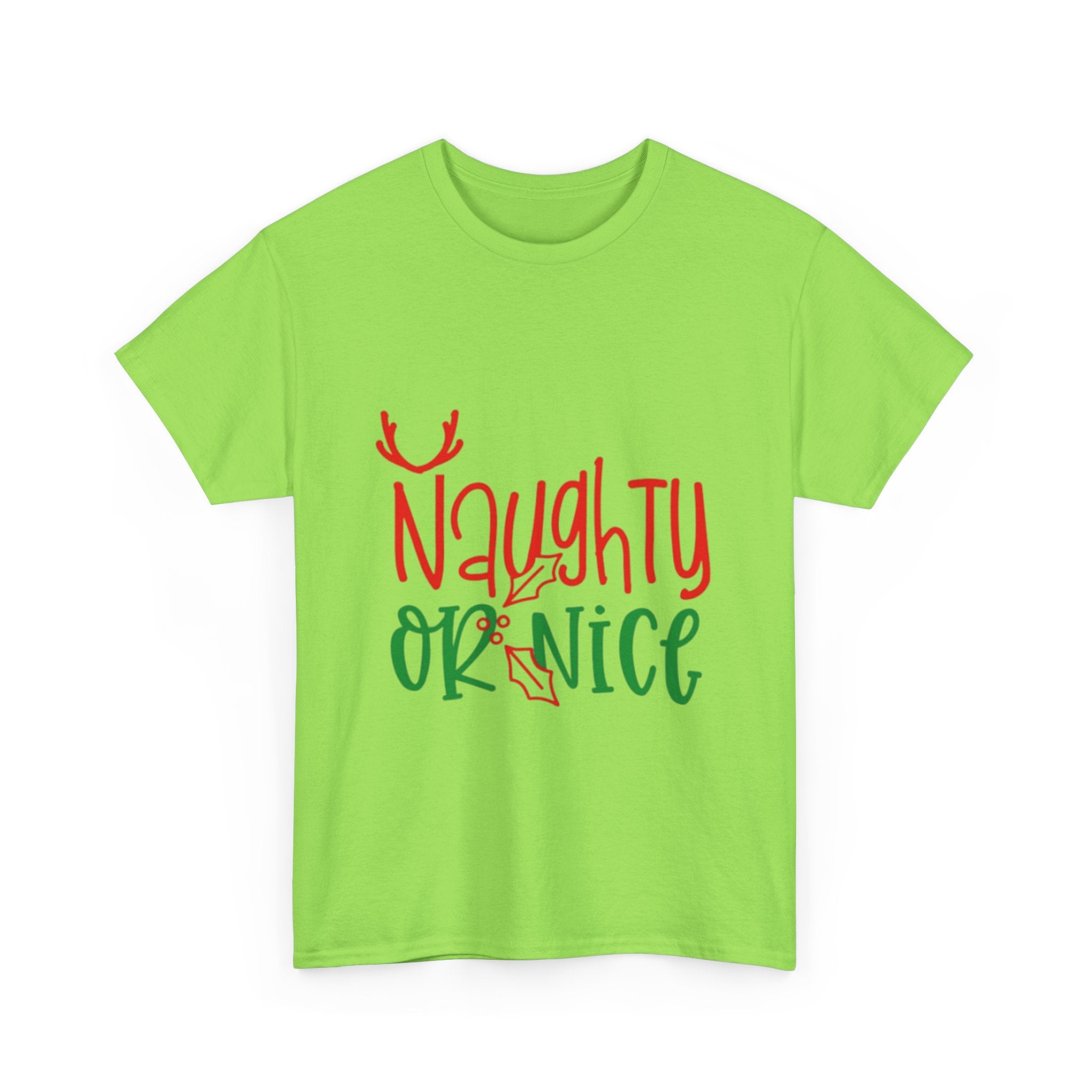 Naughty Or Nice Unisex Heavy Cotton T-Shirt