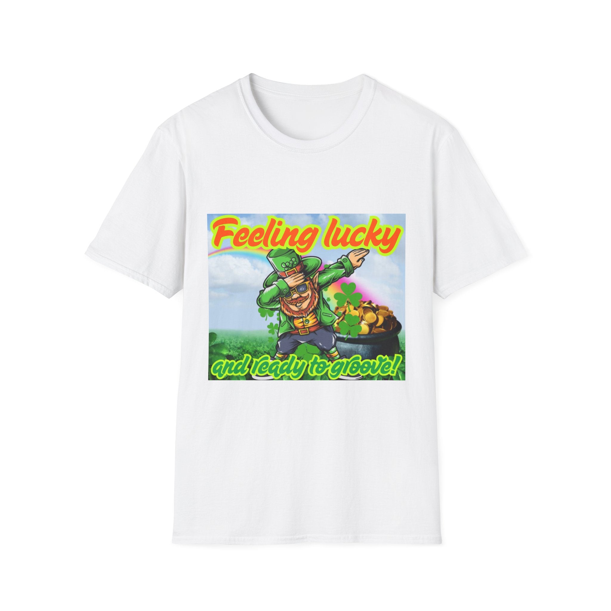 Feeling Lucky And Ready To Groove! Unisex Softstyle T-Shirt