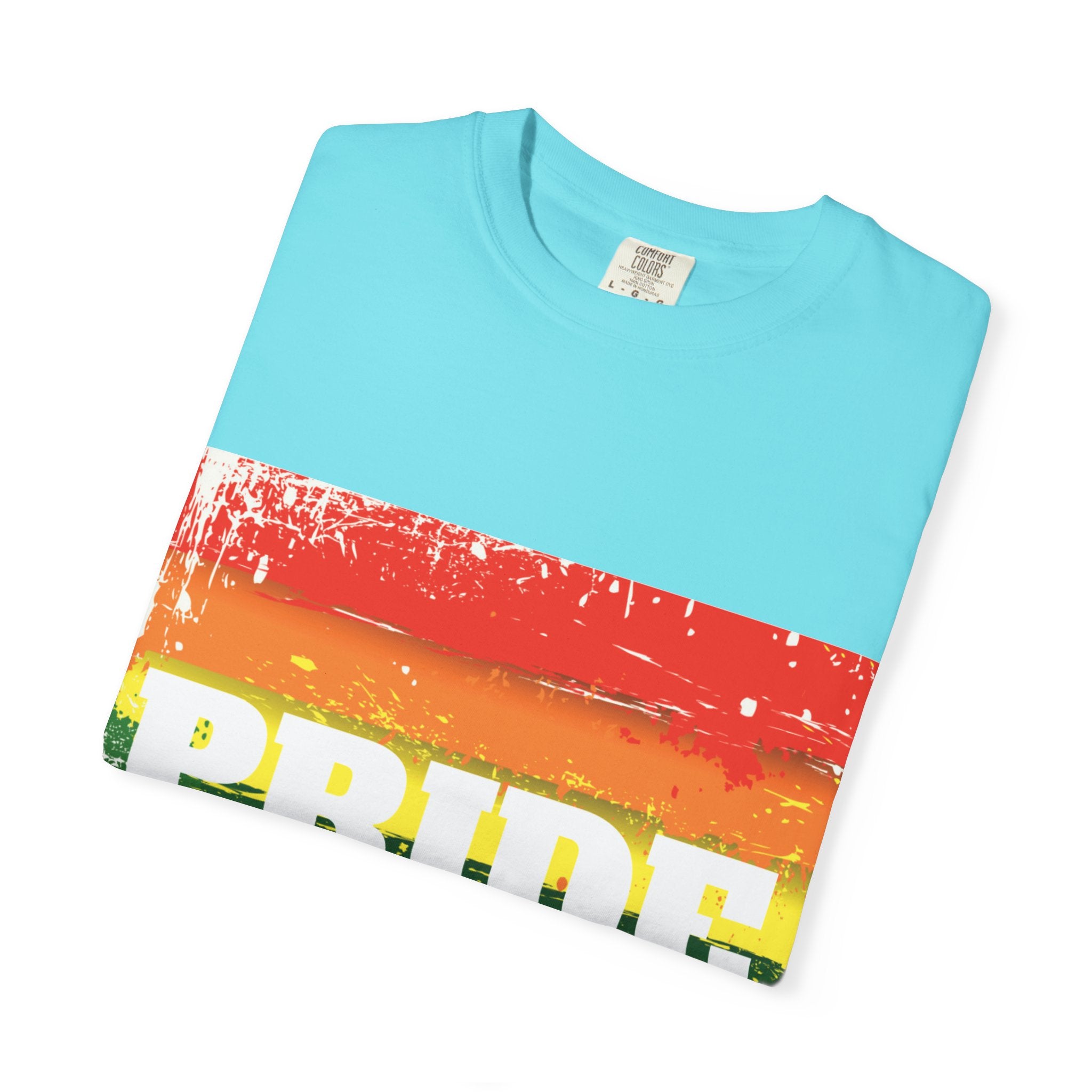 Pride Rainbow Unisex Garment-Dyed T-Shirt
