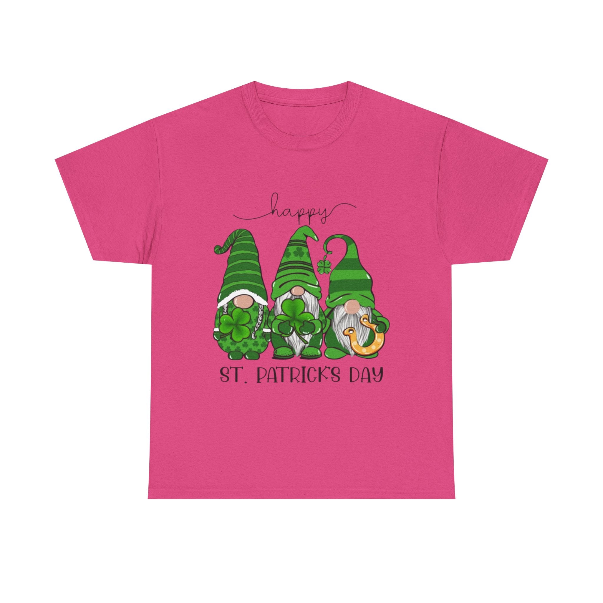 Happy St. Patrick’s Day Gnome Unisex Heavy Cotton T-Shirt
