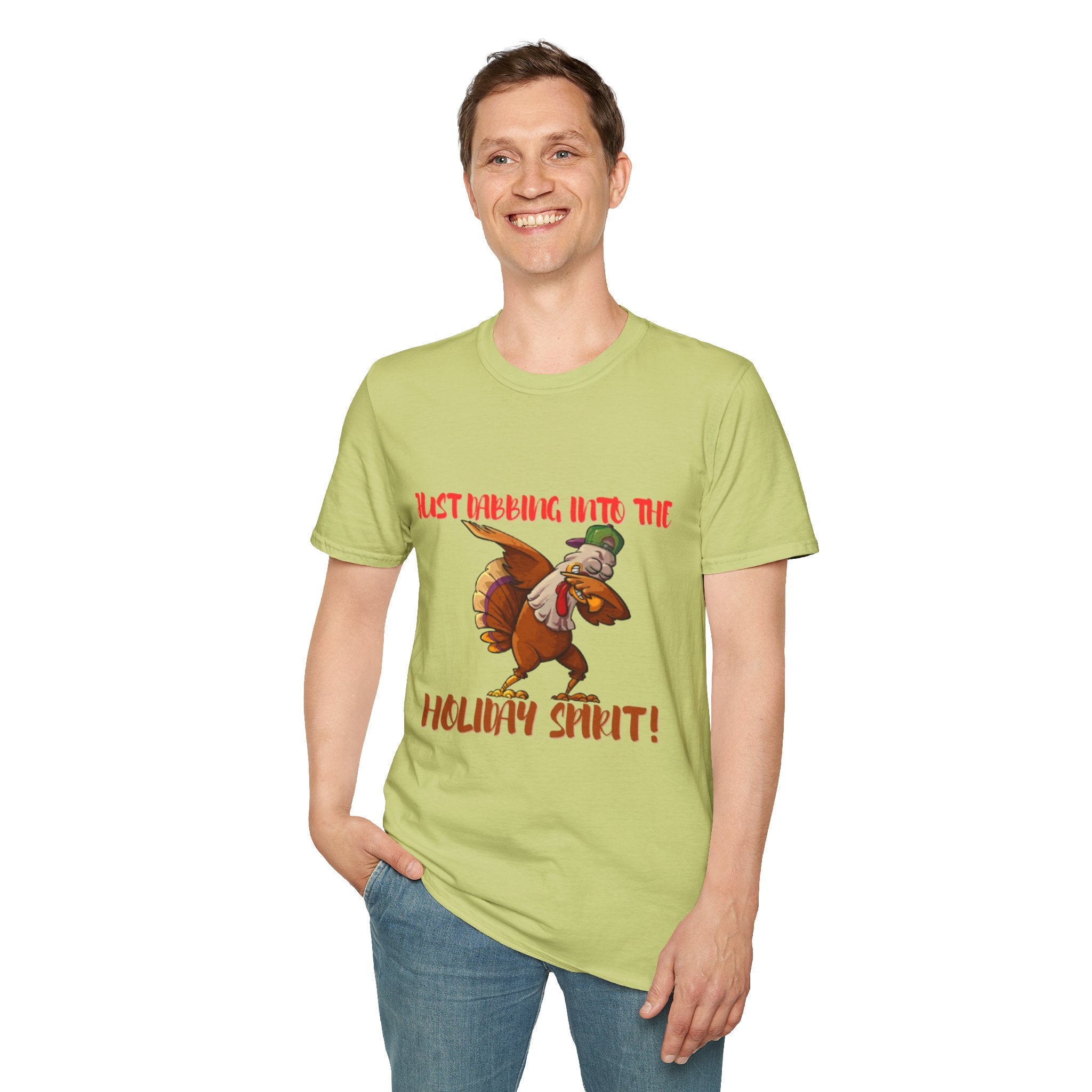 Just Dabbing Into The Holiday Spirit! Unisex Softstyle T-Shirt
