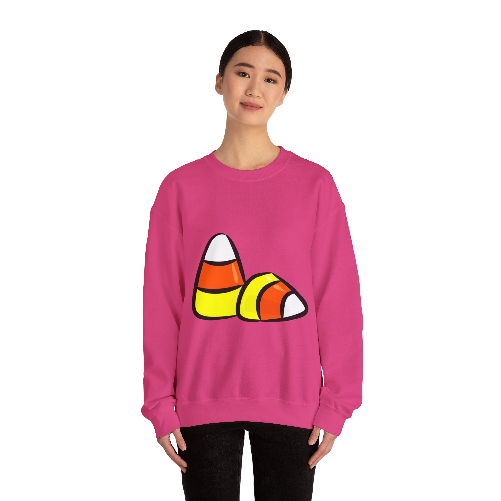 Halloween Candy Corn Unisex Heavy Blend™ Crewneck Sweatshirt