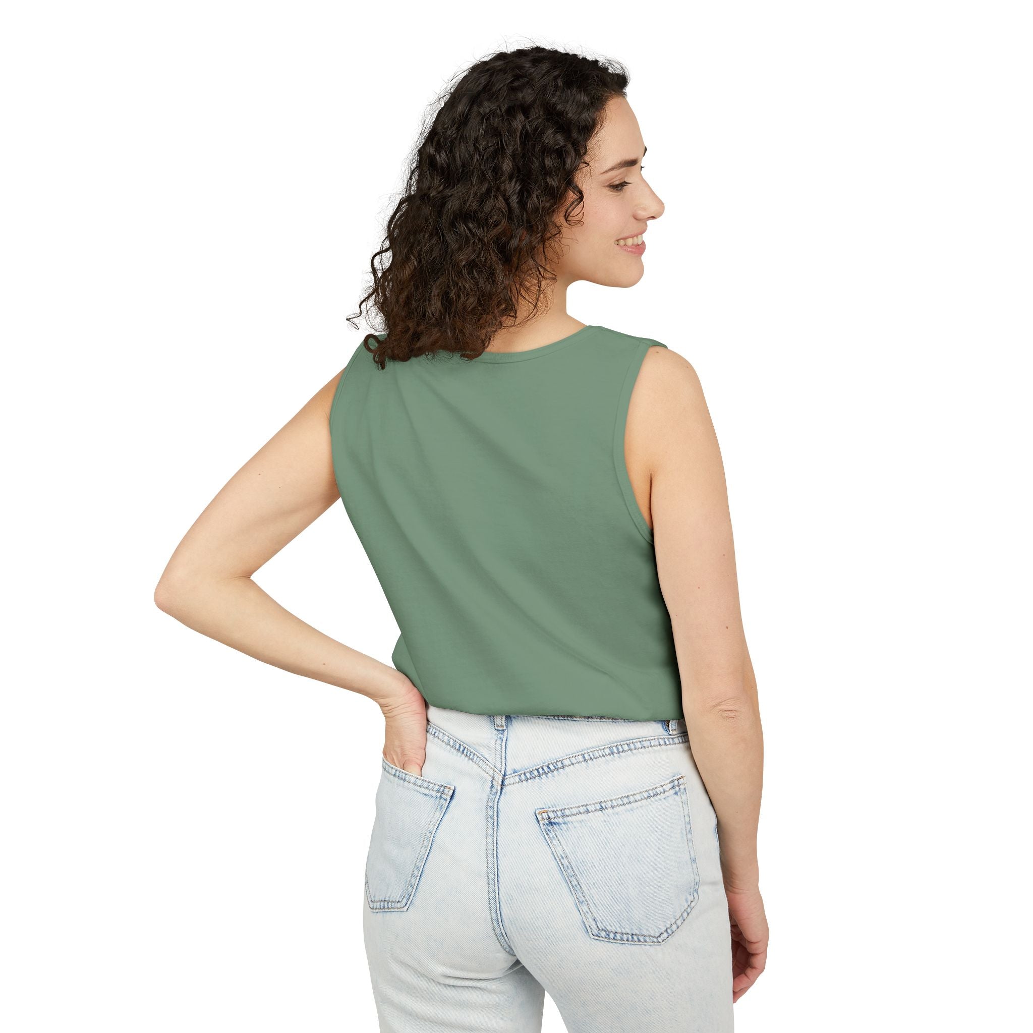 Bee Positive Unisex Garment-Dyed Tank Top