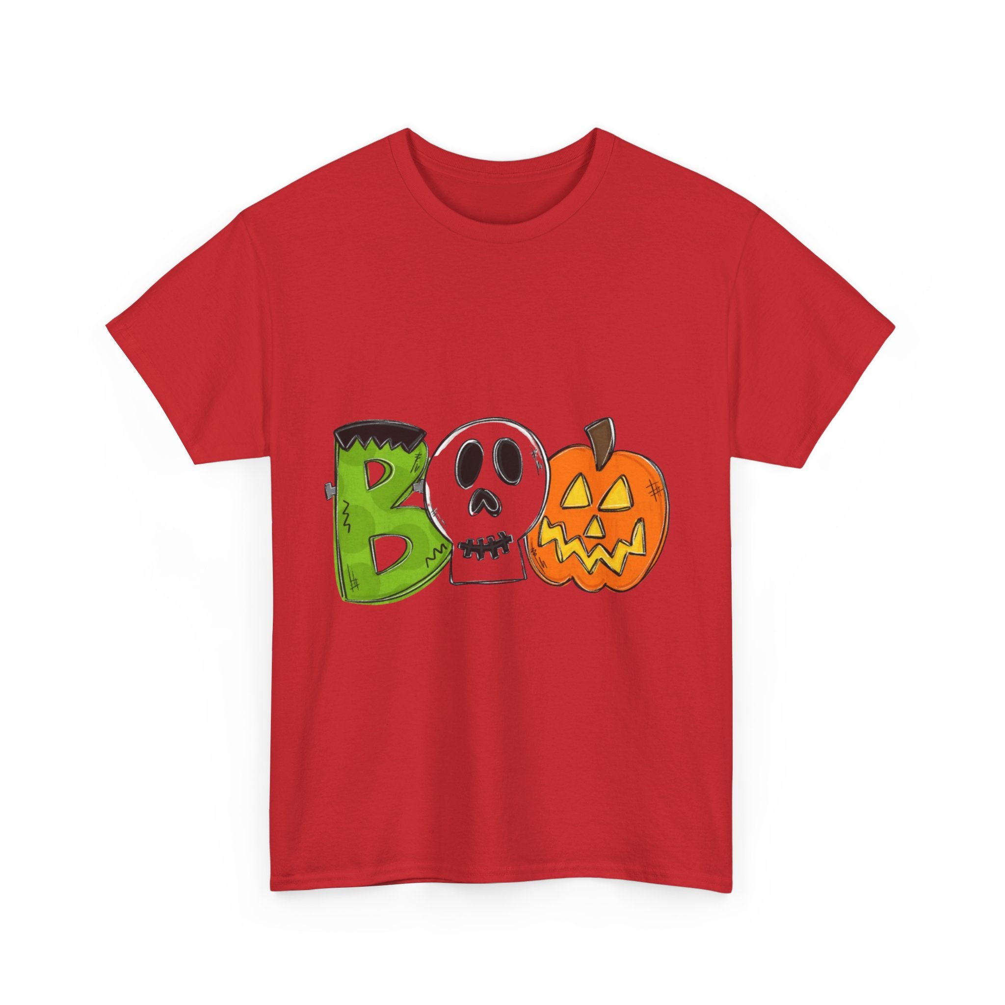 Halloween BOO Unisex Heavy Cotton T-Shirt