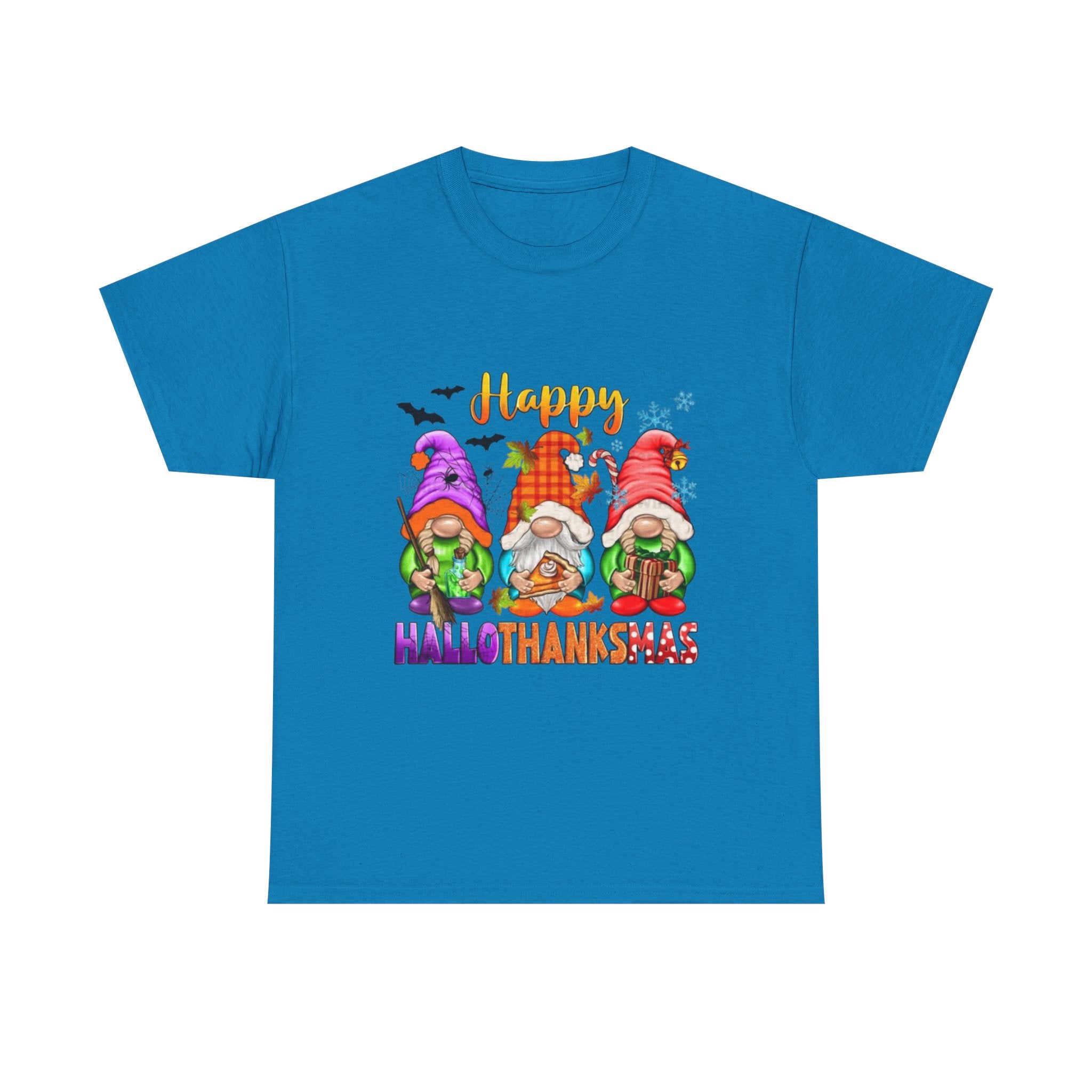 Happy Hallothanksmas Unisex Heavy Cotton T-Shirt