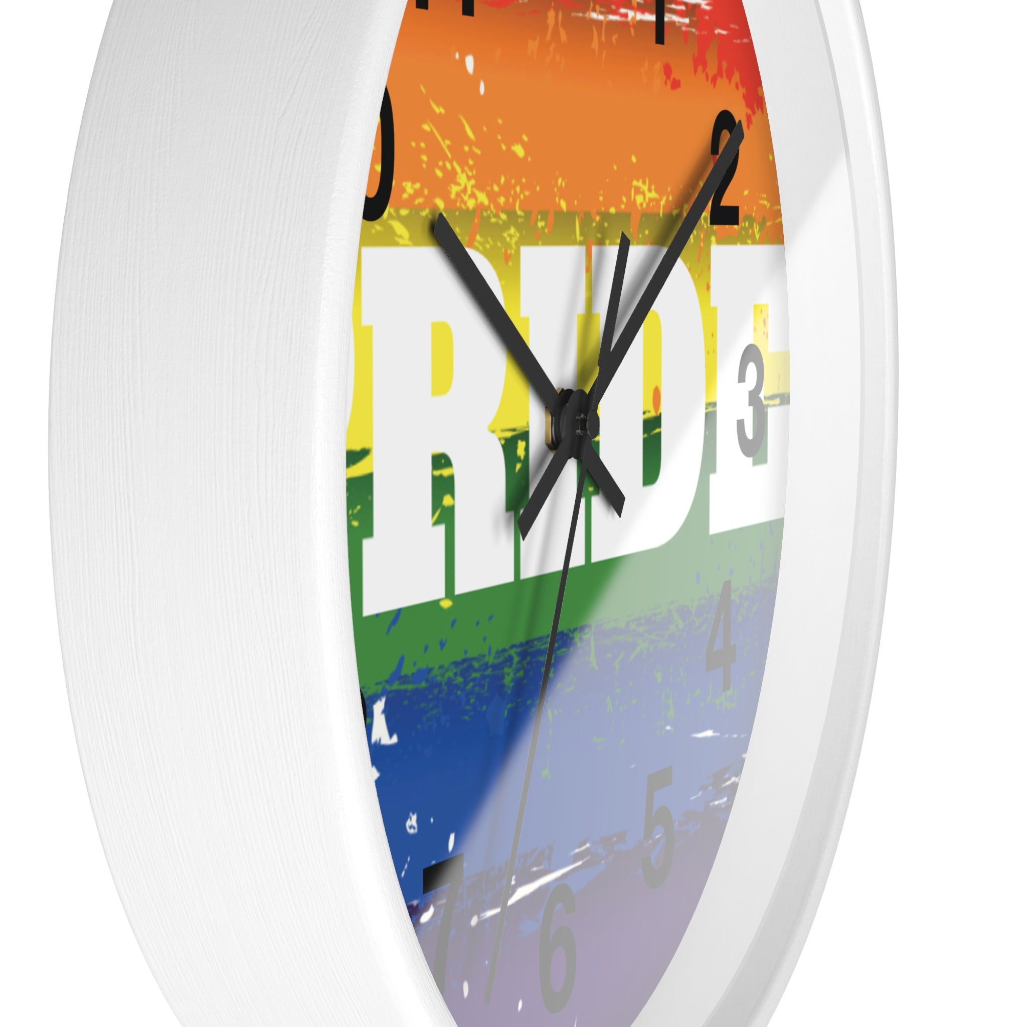 Pride Rainbow Wall Clock