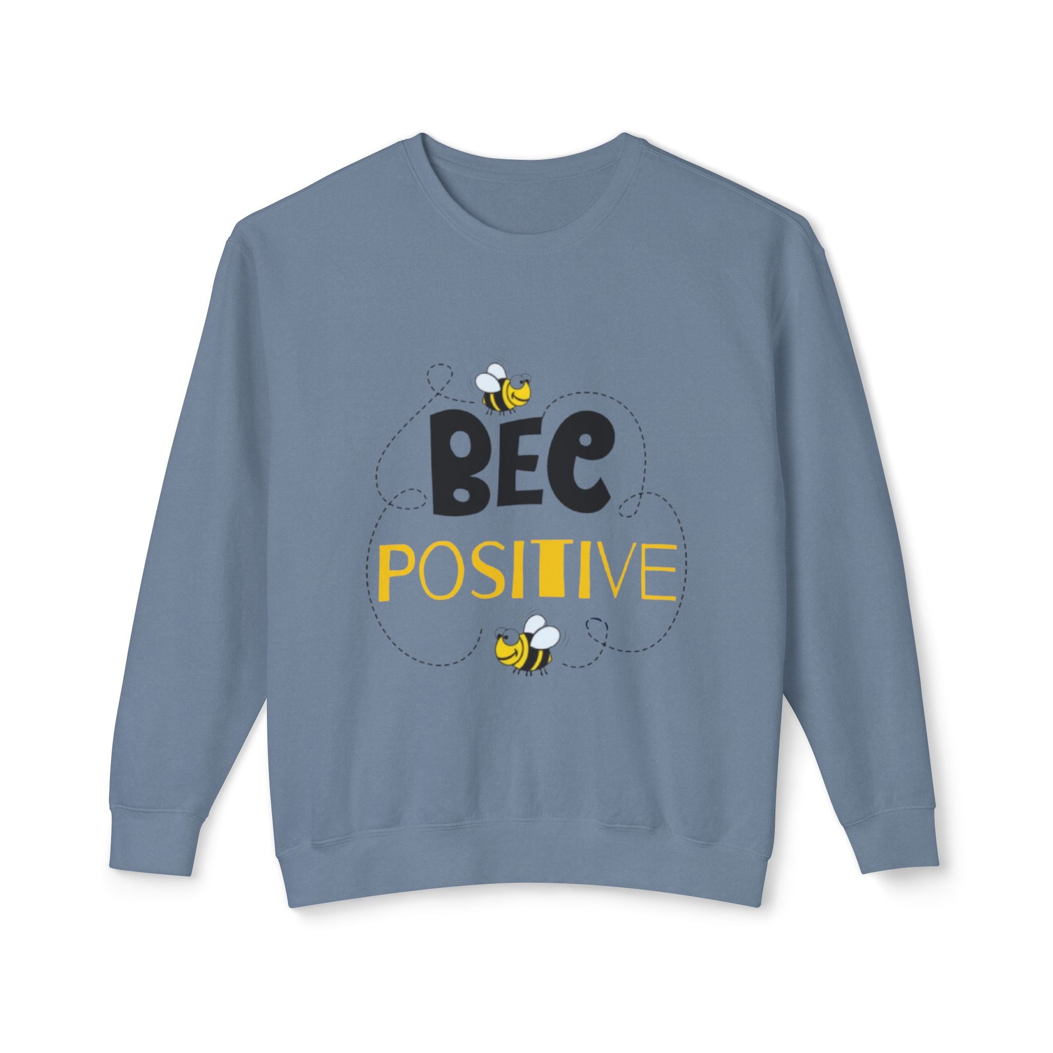 Bee Positive Unisex Lightweight Crewneck Sweatshirt