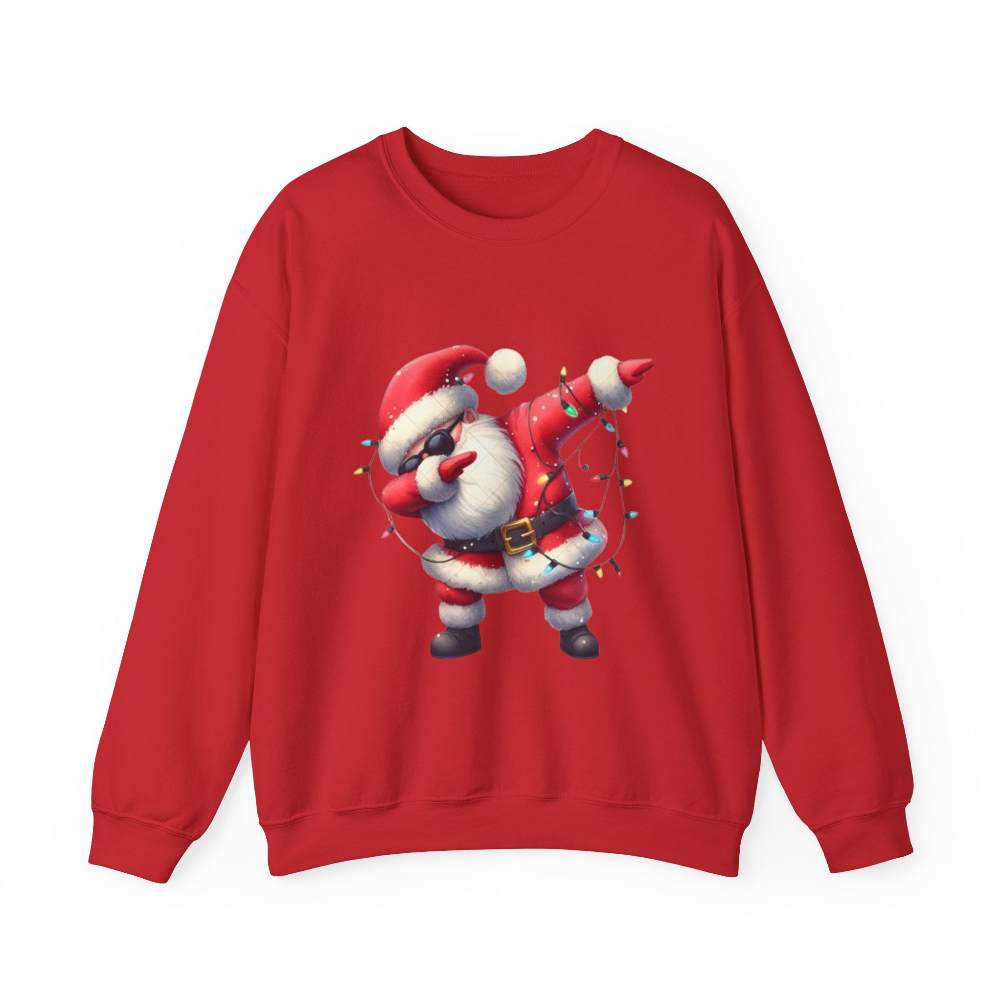 Santa Dabbing Unisex Heavy Blend™ Crewneck Sweatshirt