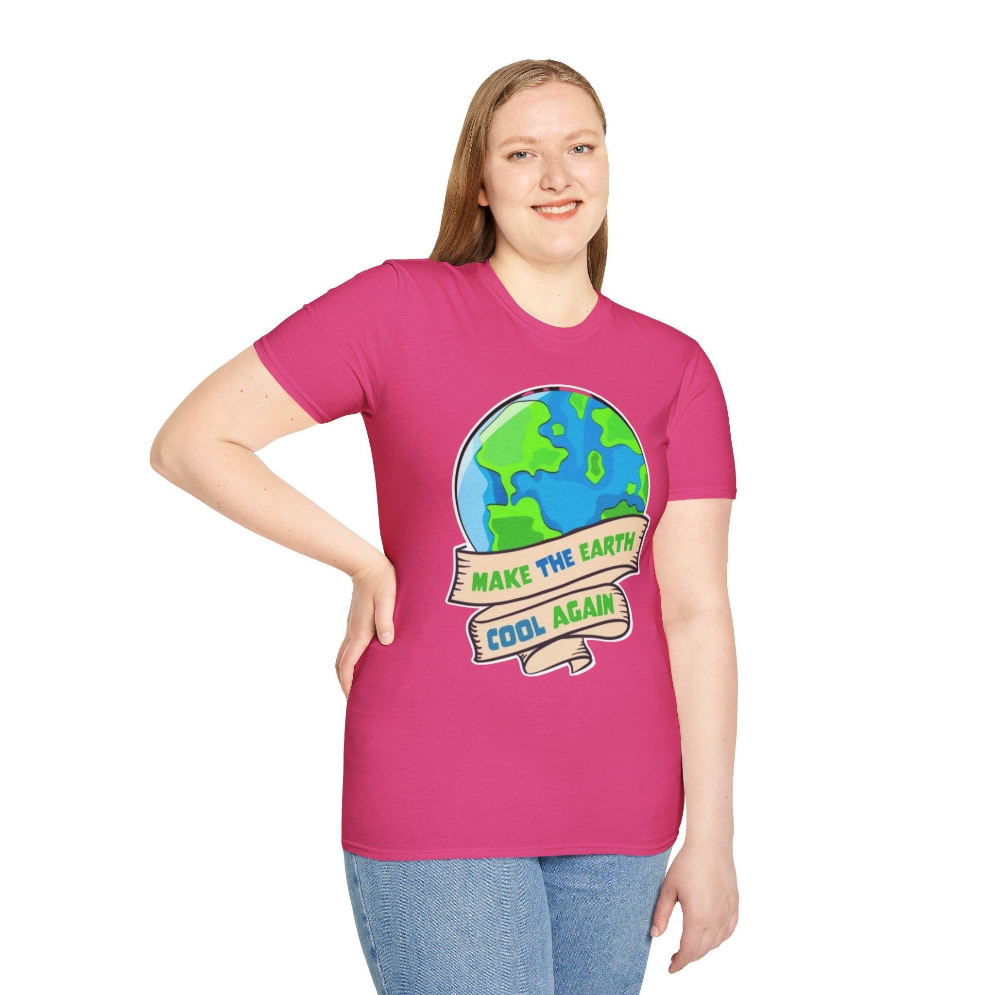 Make The Earth Cool Again Unisex Softstyle T-Shirt