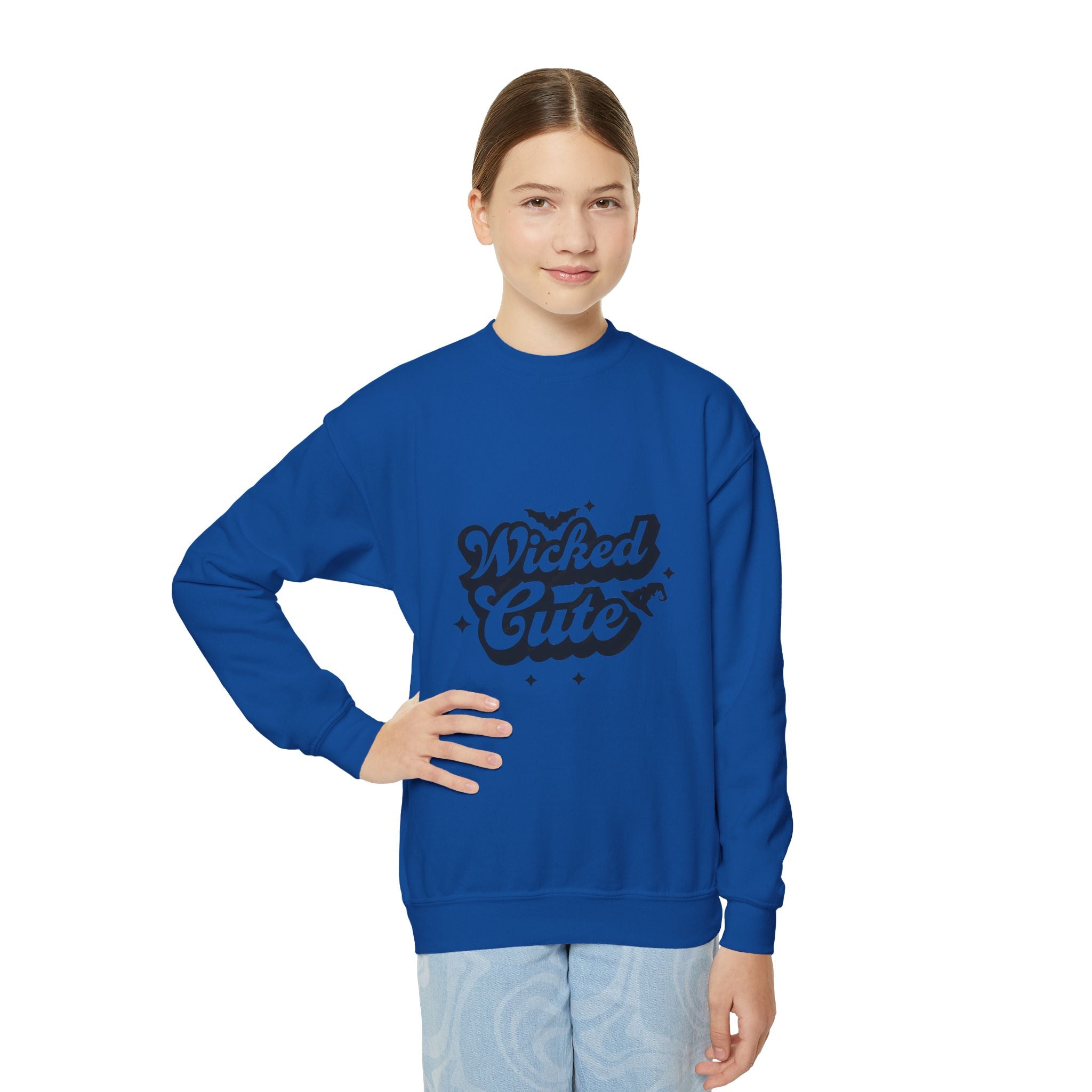 Wicked Cute Youth Unisex Heavy Blend™ Crewneck Sweatshirt
